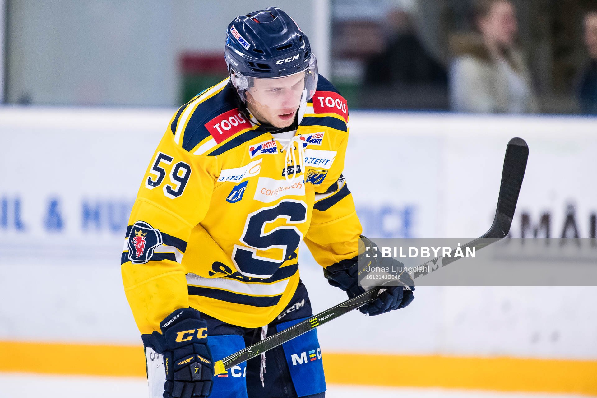Södertäljes Adam Hansen deppar