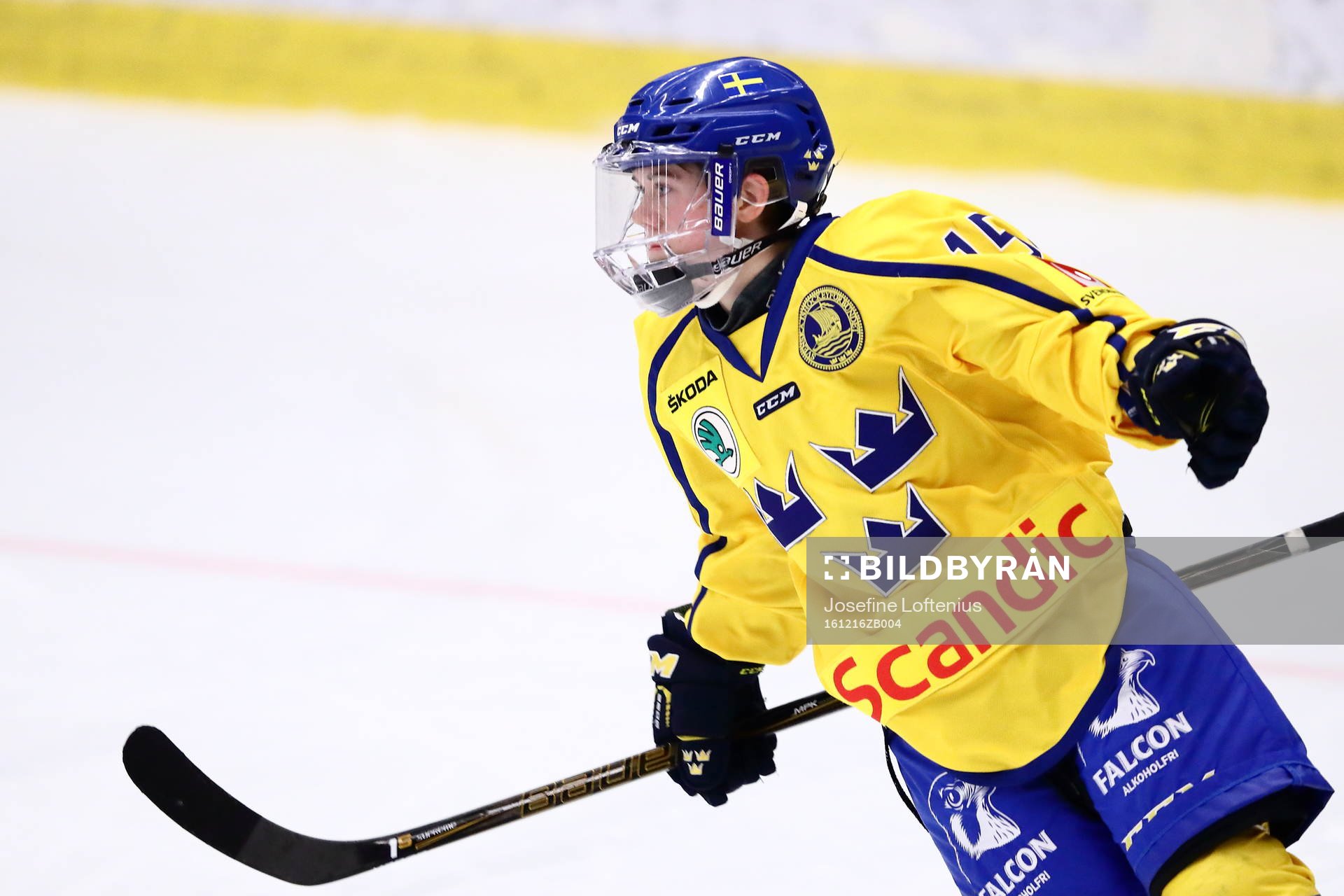 Sveriges Lisa Johansson jublar