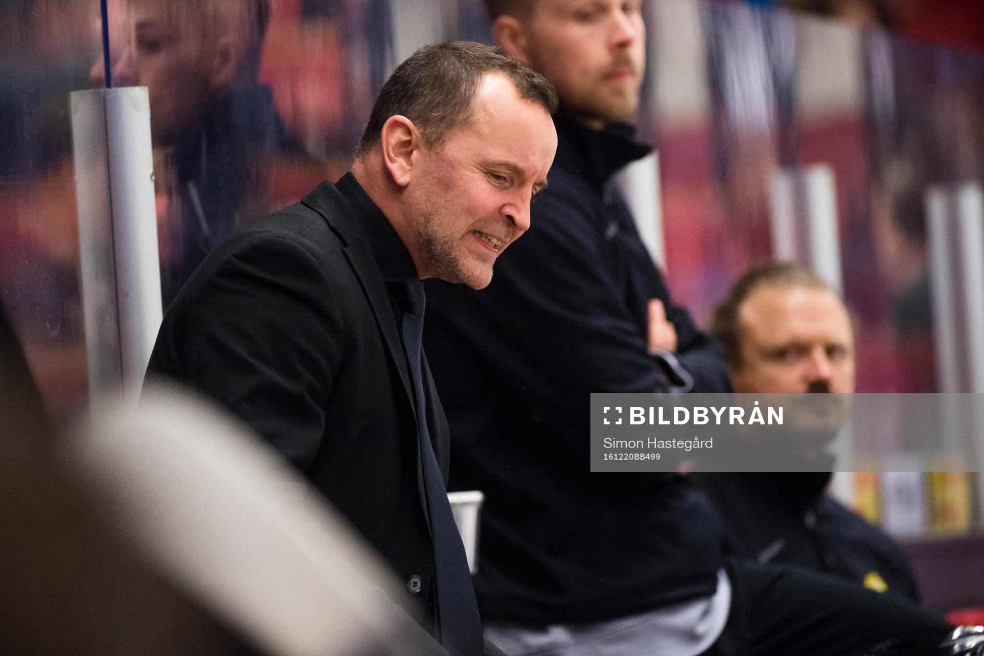 Brynäs tränare Thomas Berglund deppar