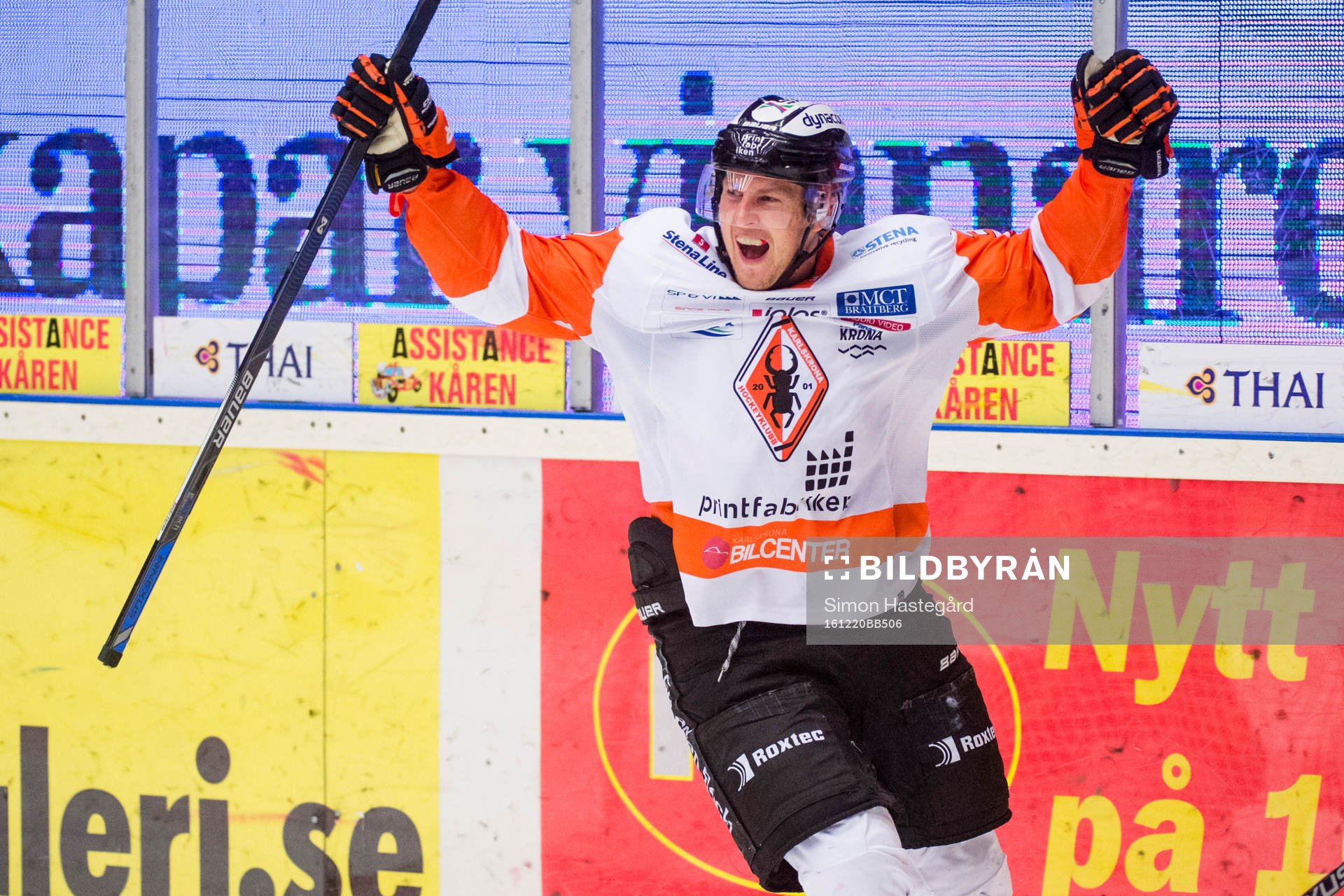 Karlskronas Marcus Paulsson jublar