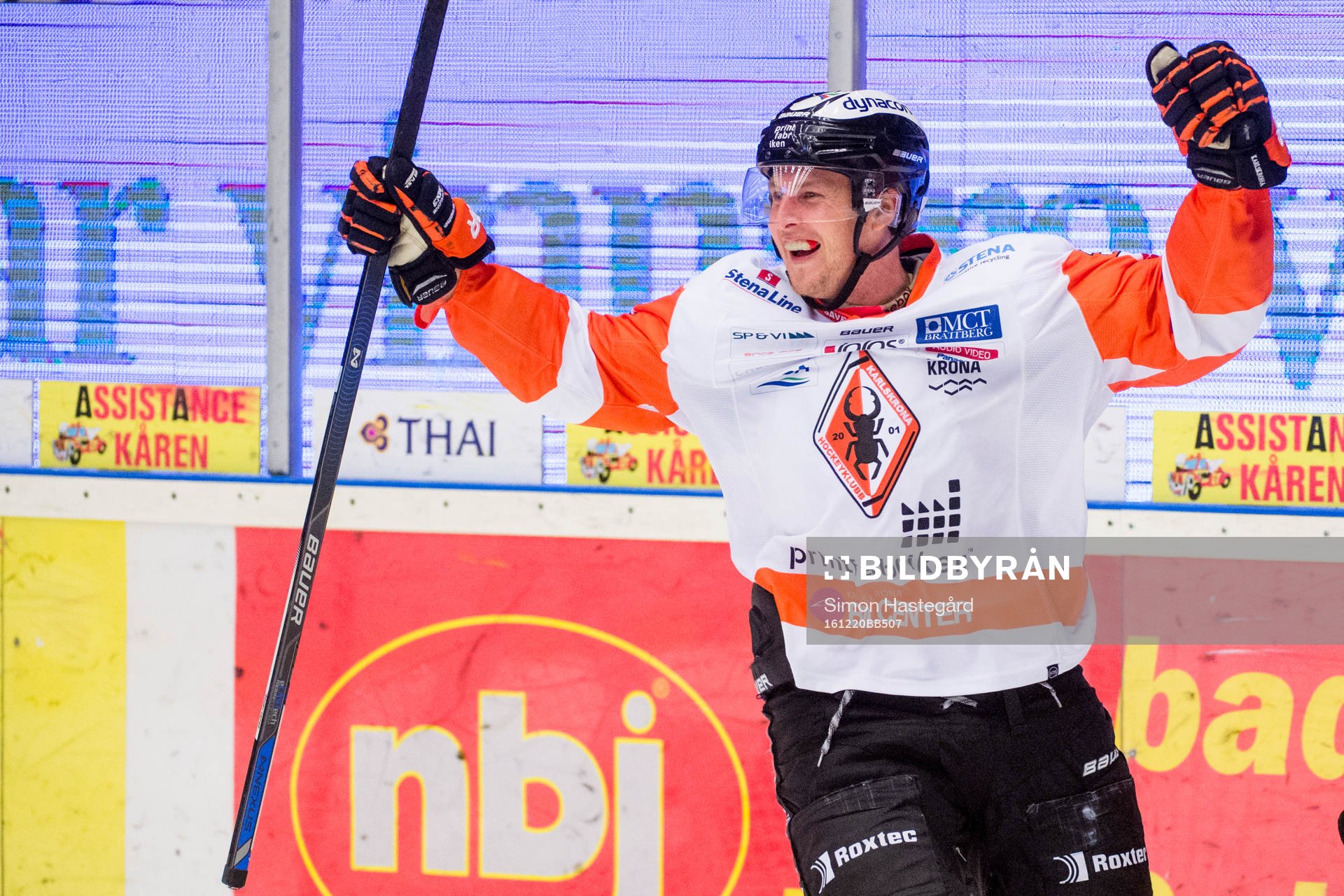 Karlskronas Marcus Paulsson jublar