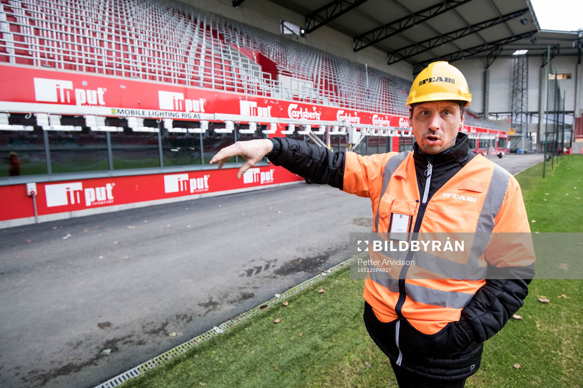 Helsingborg IFs arrangemangsansvarig Frederik Ericsson