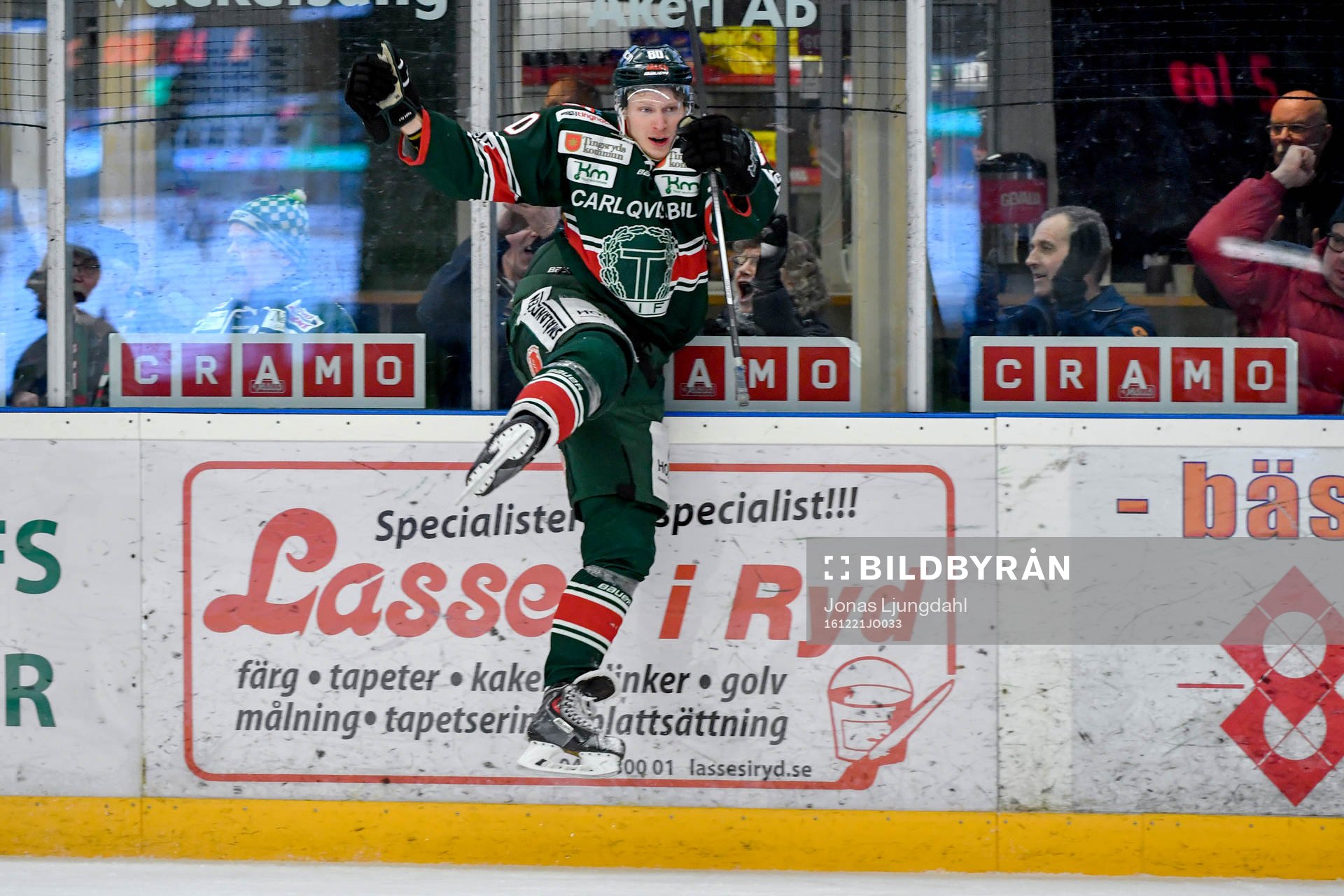 Tingsryds Oscar Holst jublar