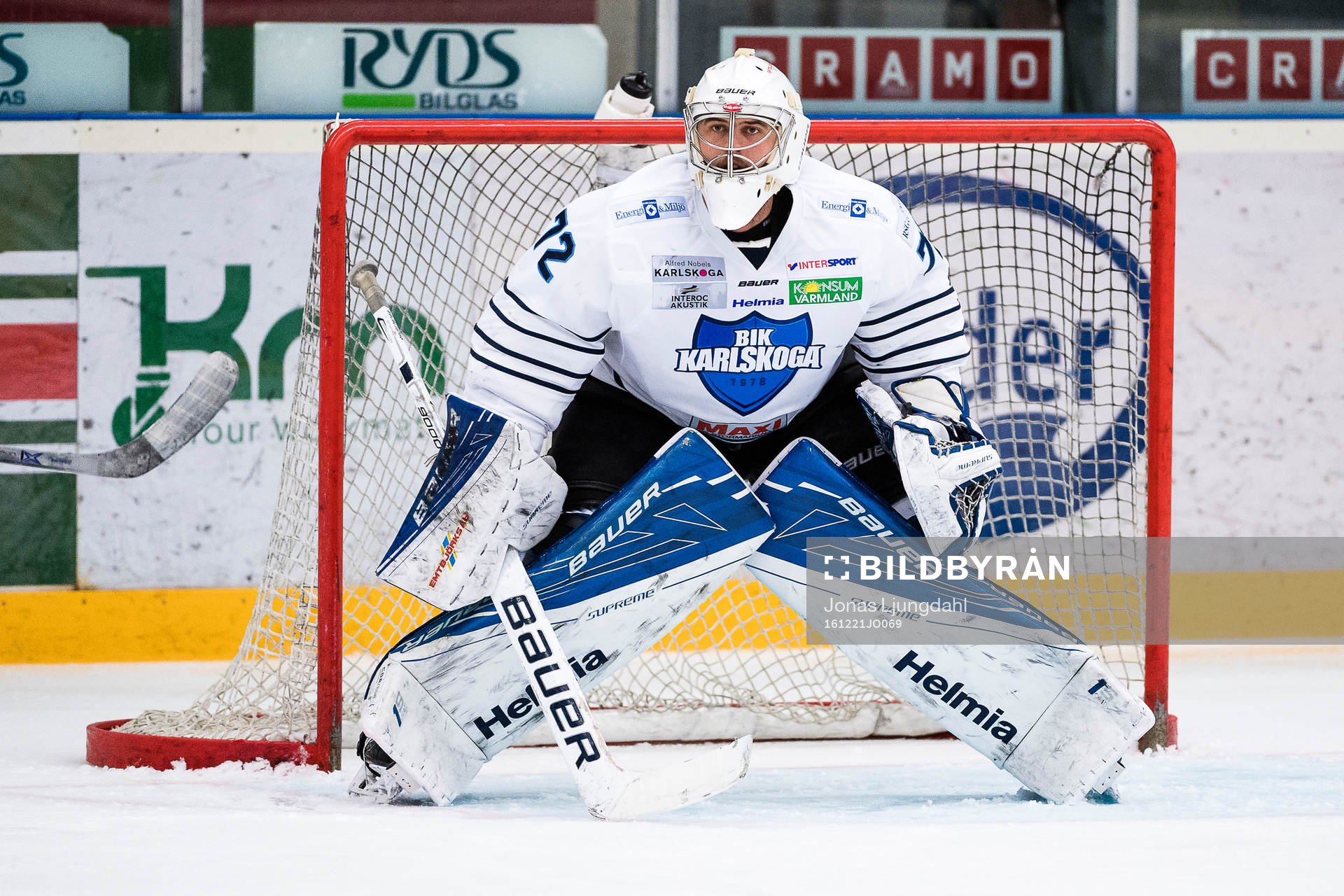 Karlskogas målvakt Andrew Engelage