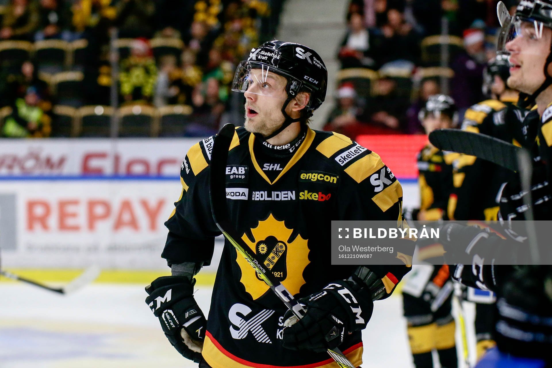 Skellefteås Oscar Möller jublar