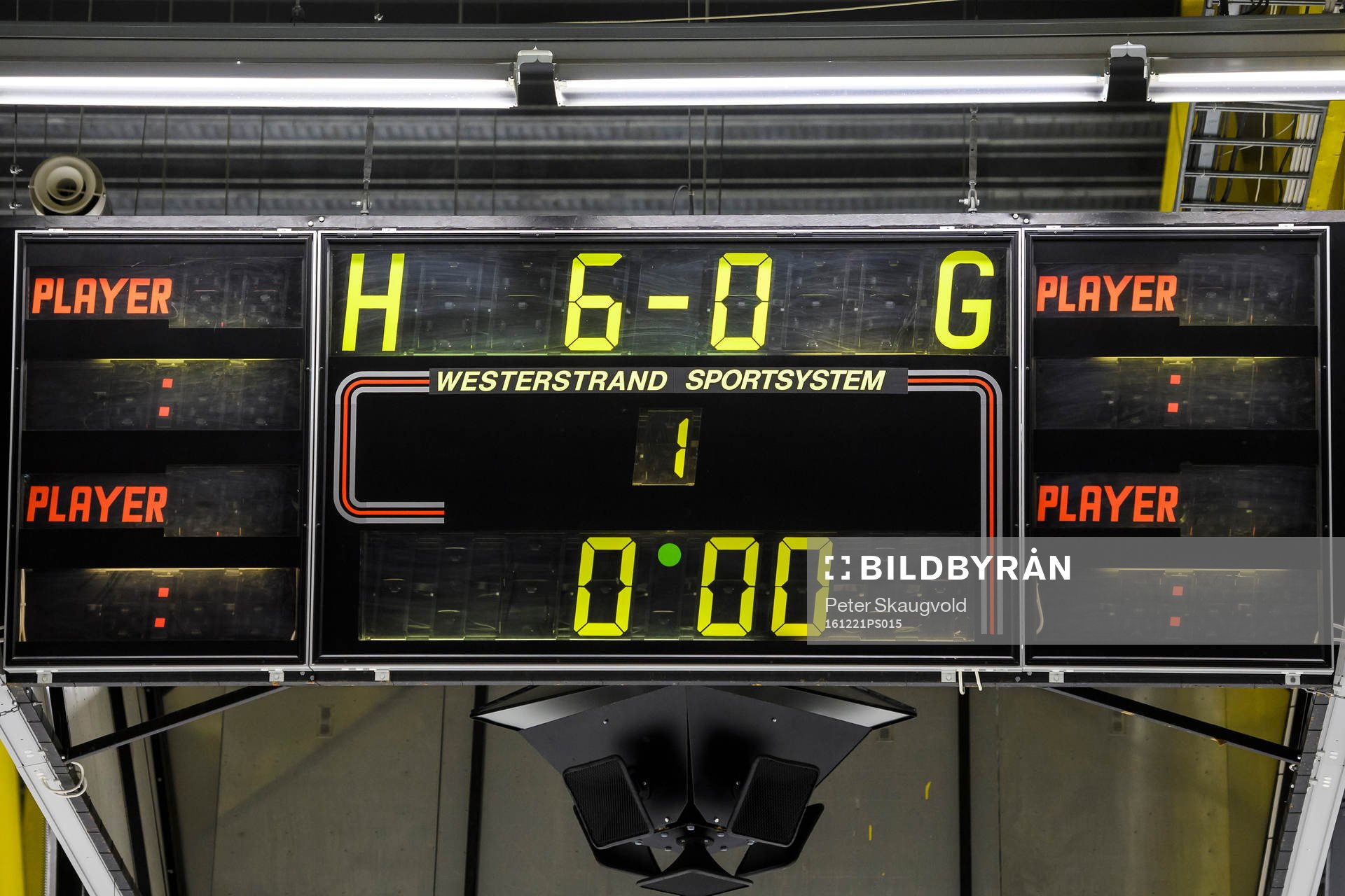 Piteå Hockey får starta matchen med en 6-0 ledning