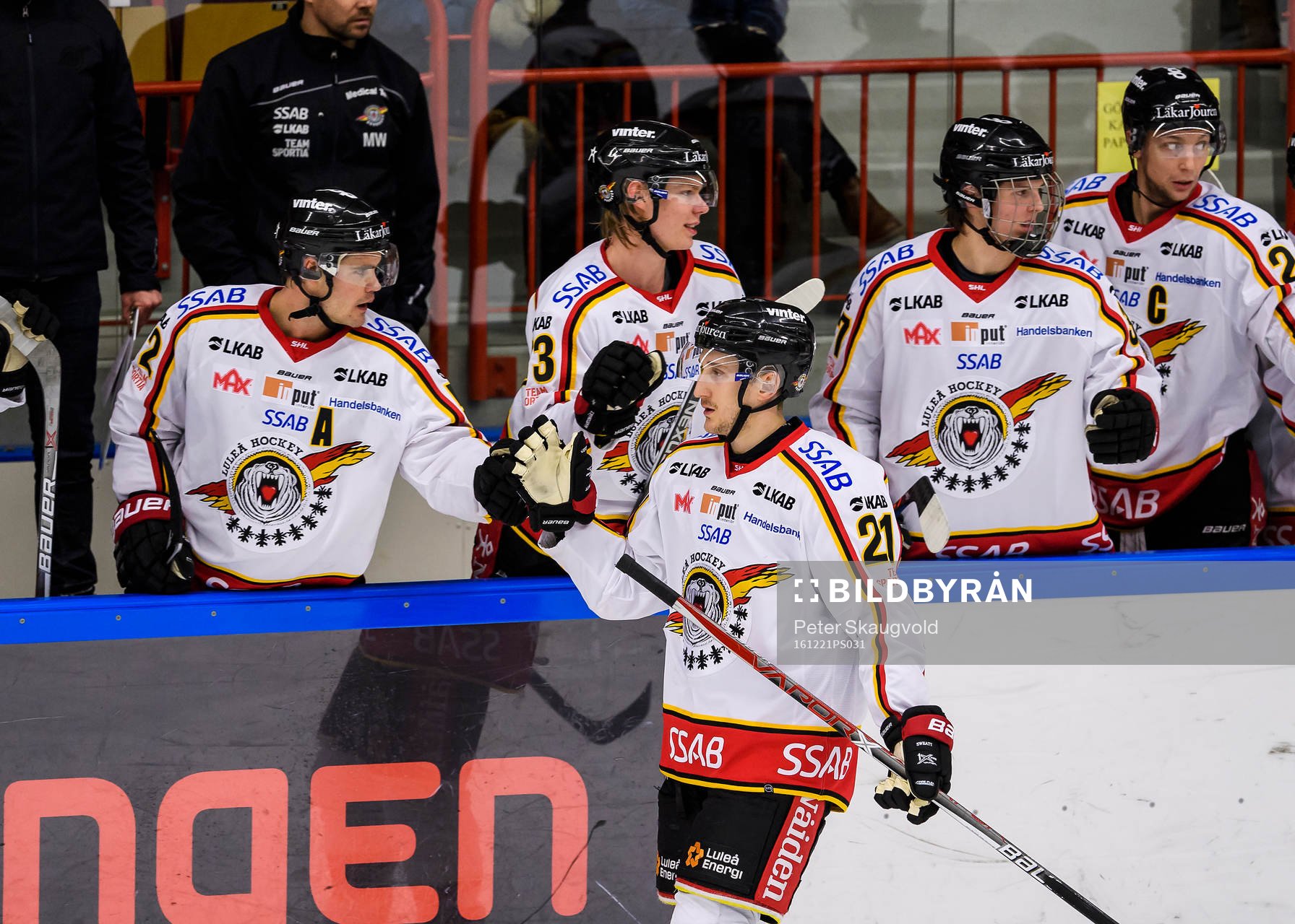 Luleås Bill Sweatt jublar