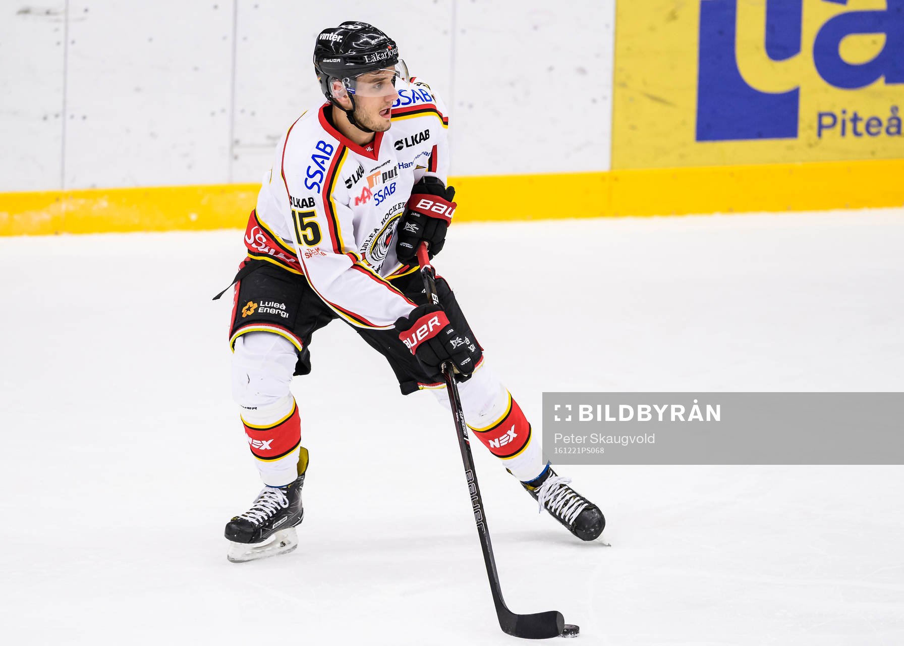 Luleås Christian Jaros med pucken