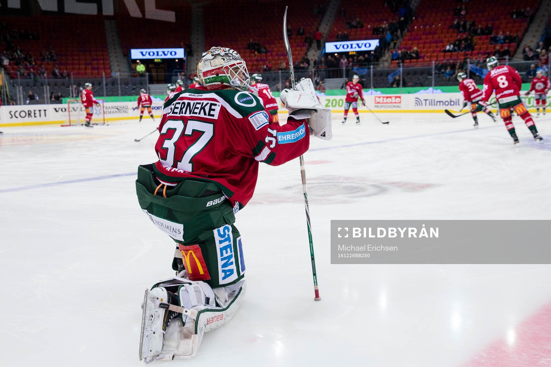 Frölundas målvakt Johan Gustafsson