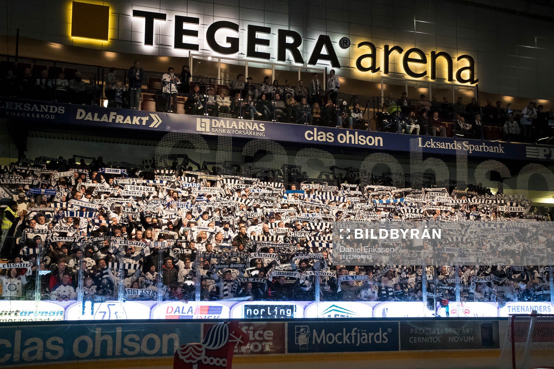 Leksands superstars innan ishockeymatchen i SHL mellan