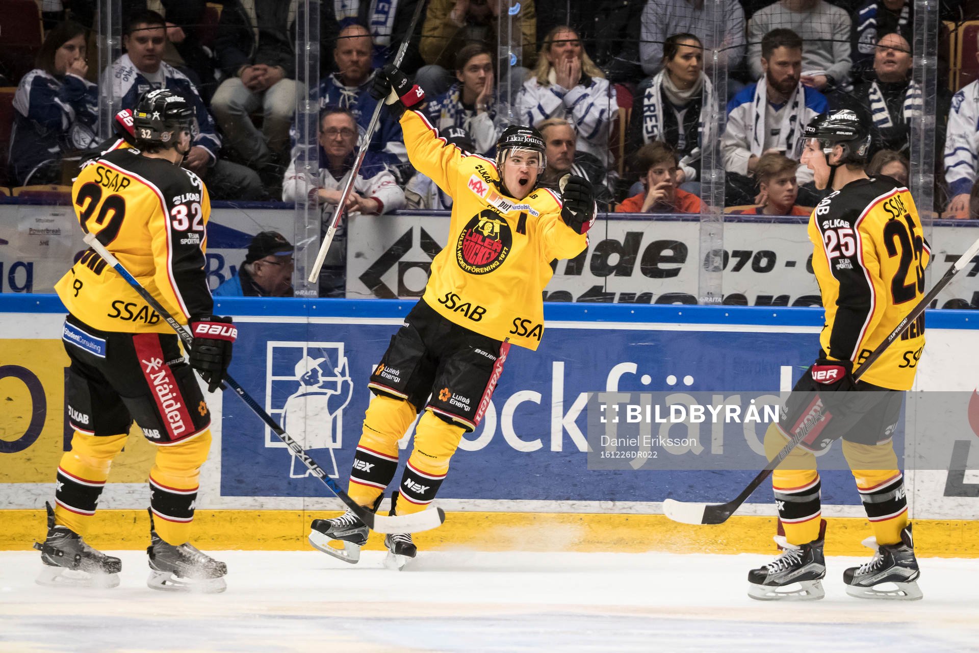Luleås Karl Fabricius jublar