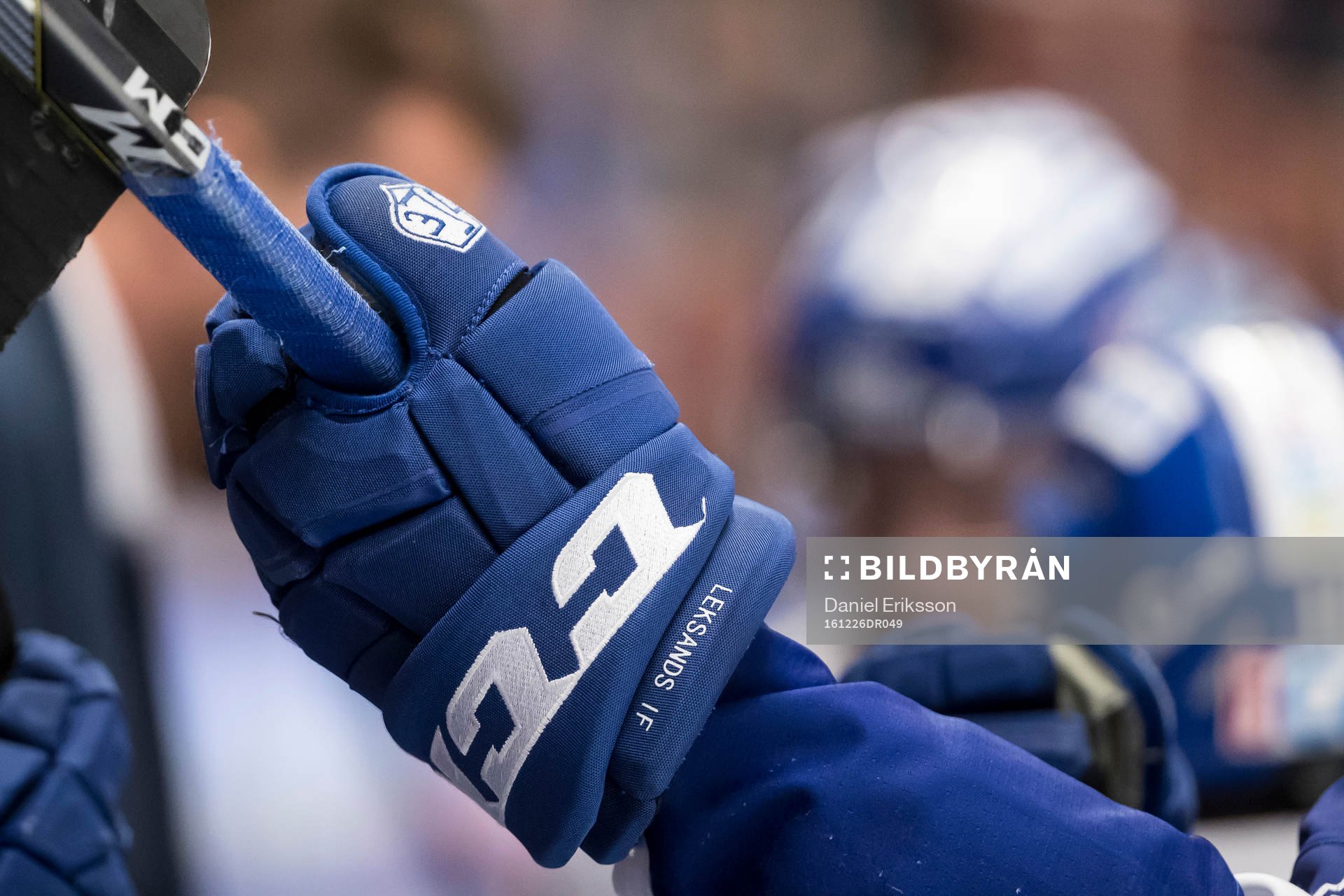 Leksands handske i ishockeymatchen i SHL mellan Leksand och