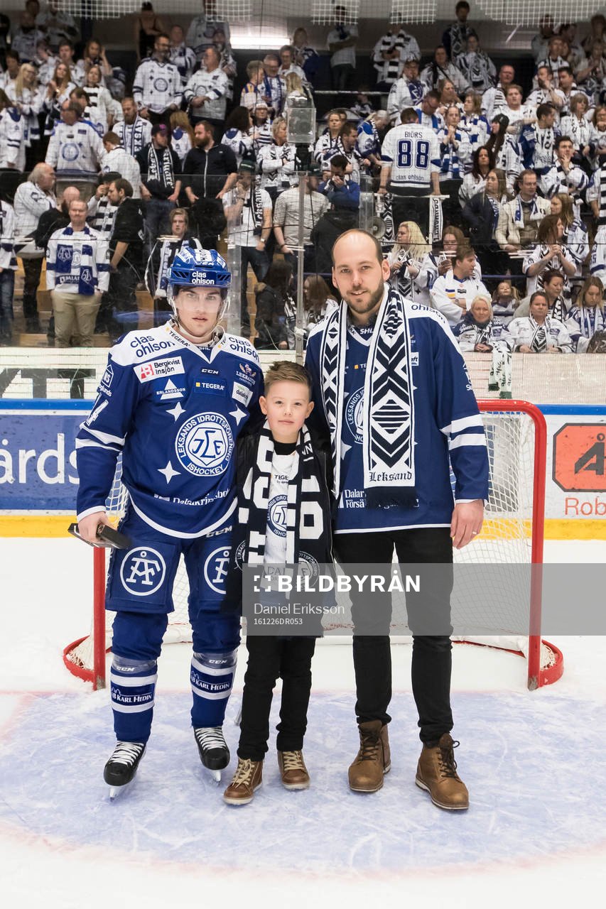 Leksands Oskar Lang utsedd till matchens lirare i