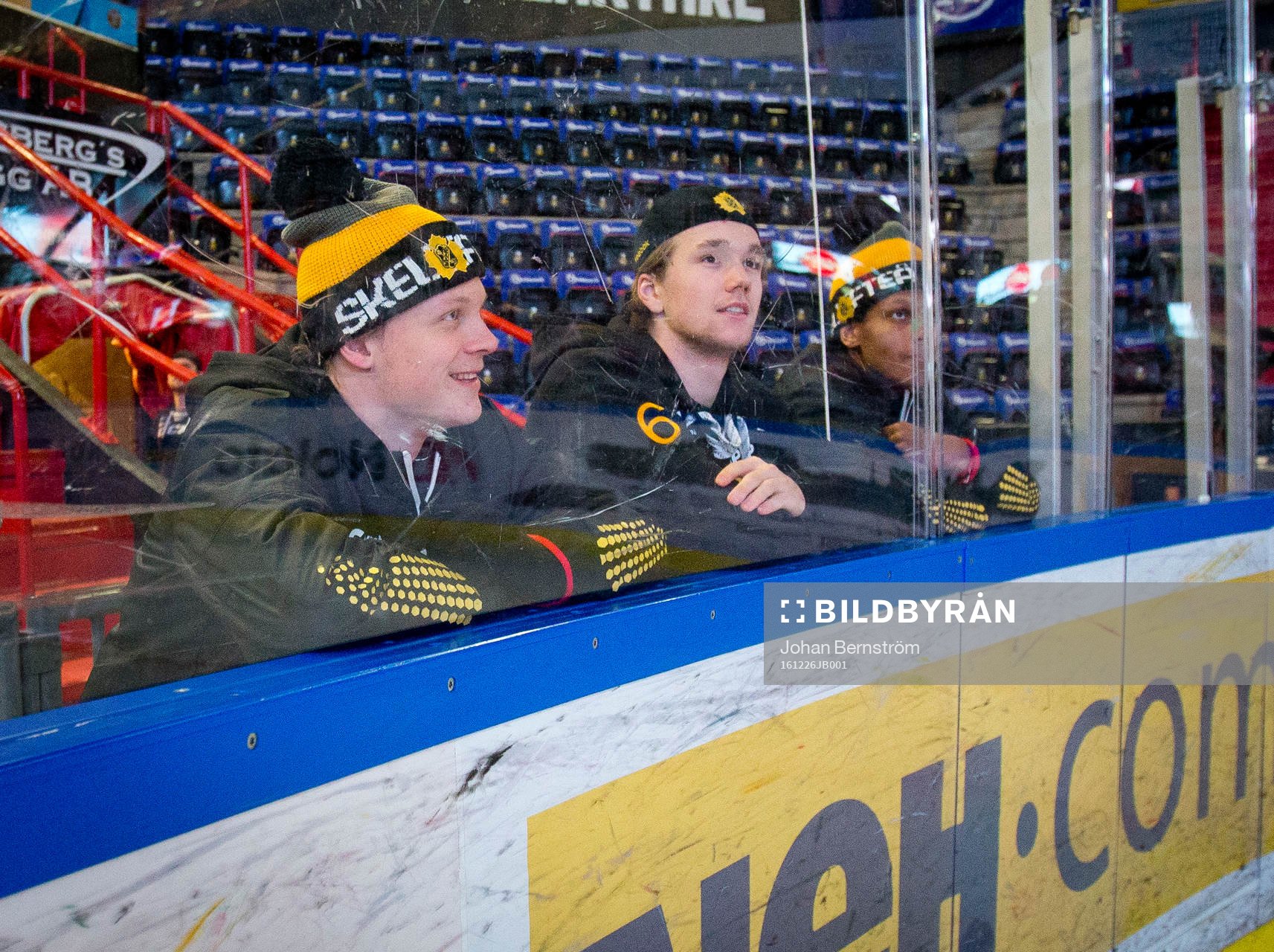Skellefteås Linus Lindström, Filip Berglund och Khalid