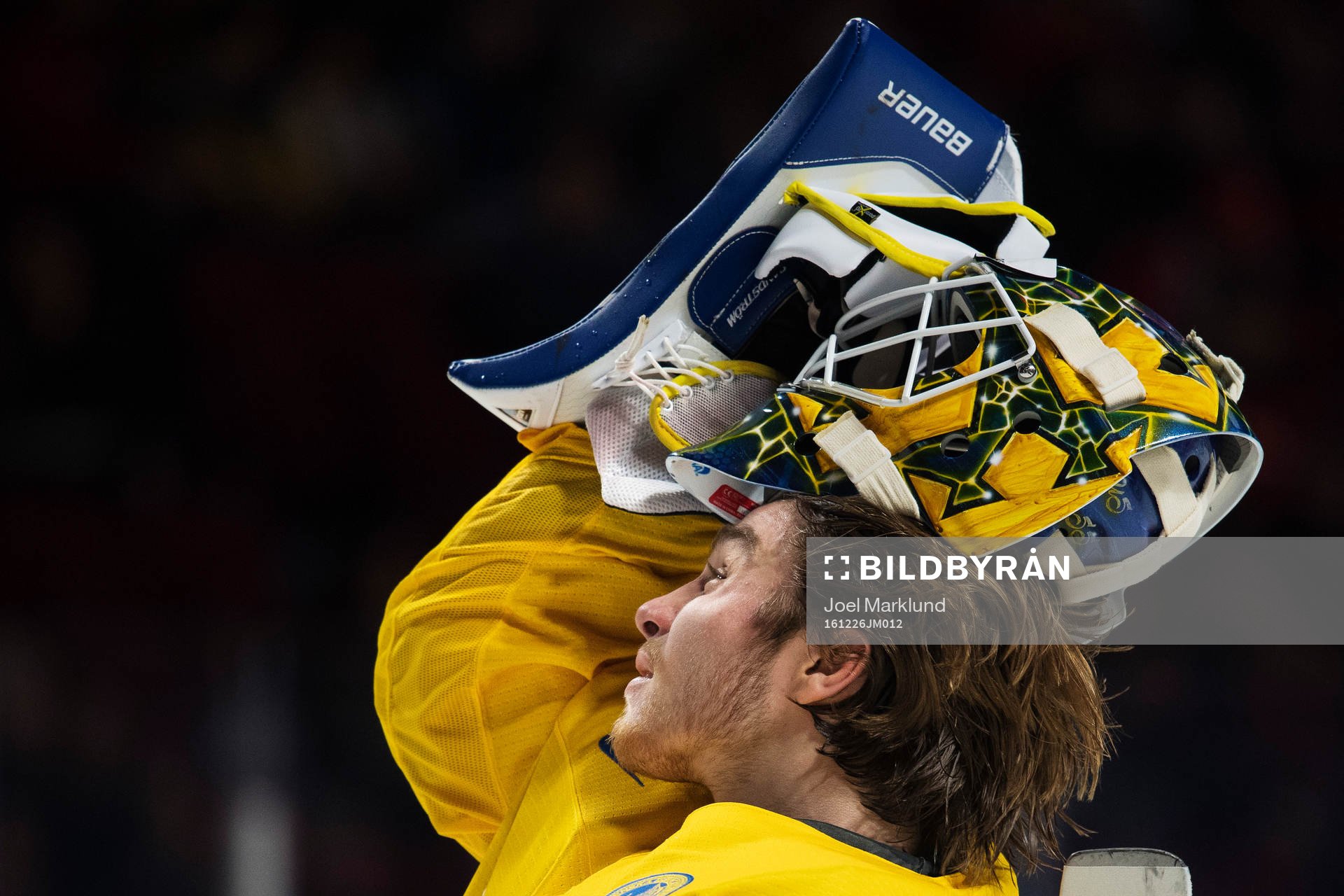 Sveriges målvakt Felix Sandström