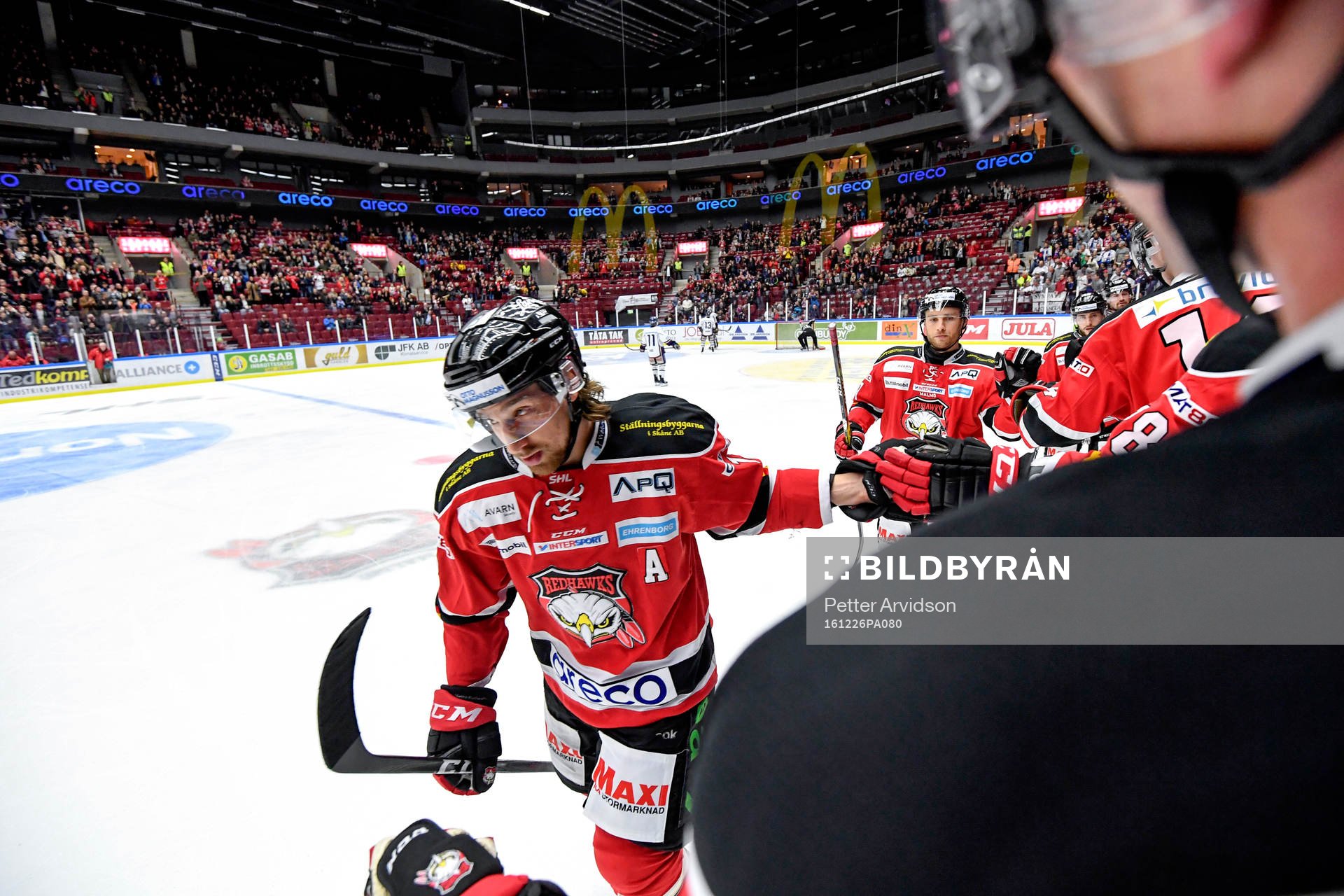 Malmö Redhawks Andreas Thuresson jublar