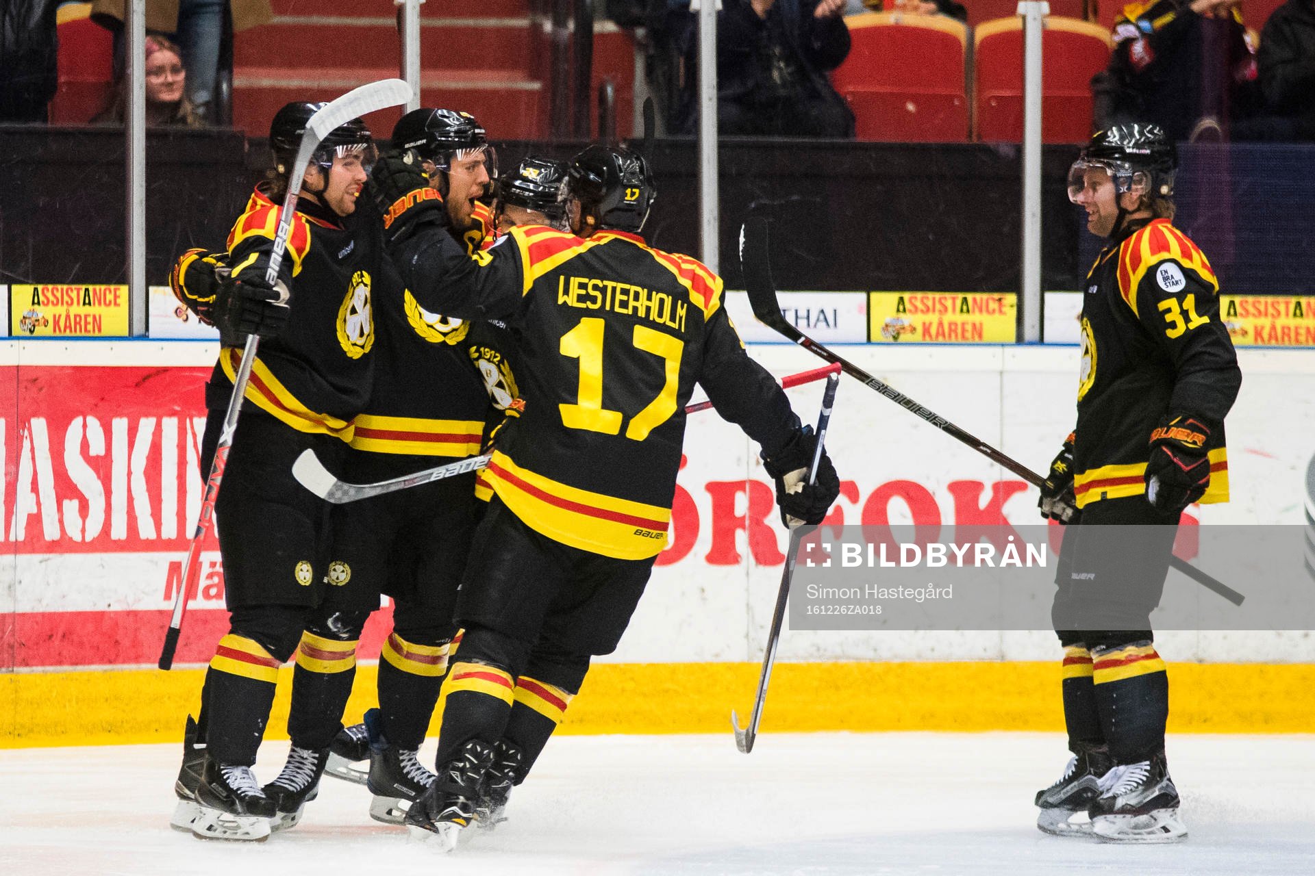 Brynäs Jacob Blomqvist jublar