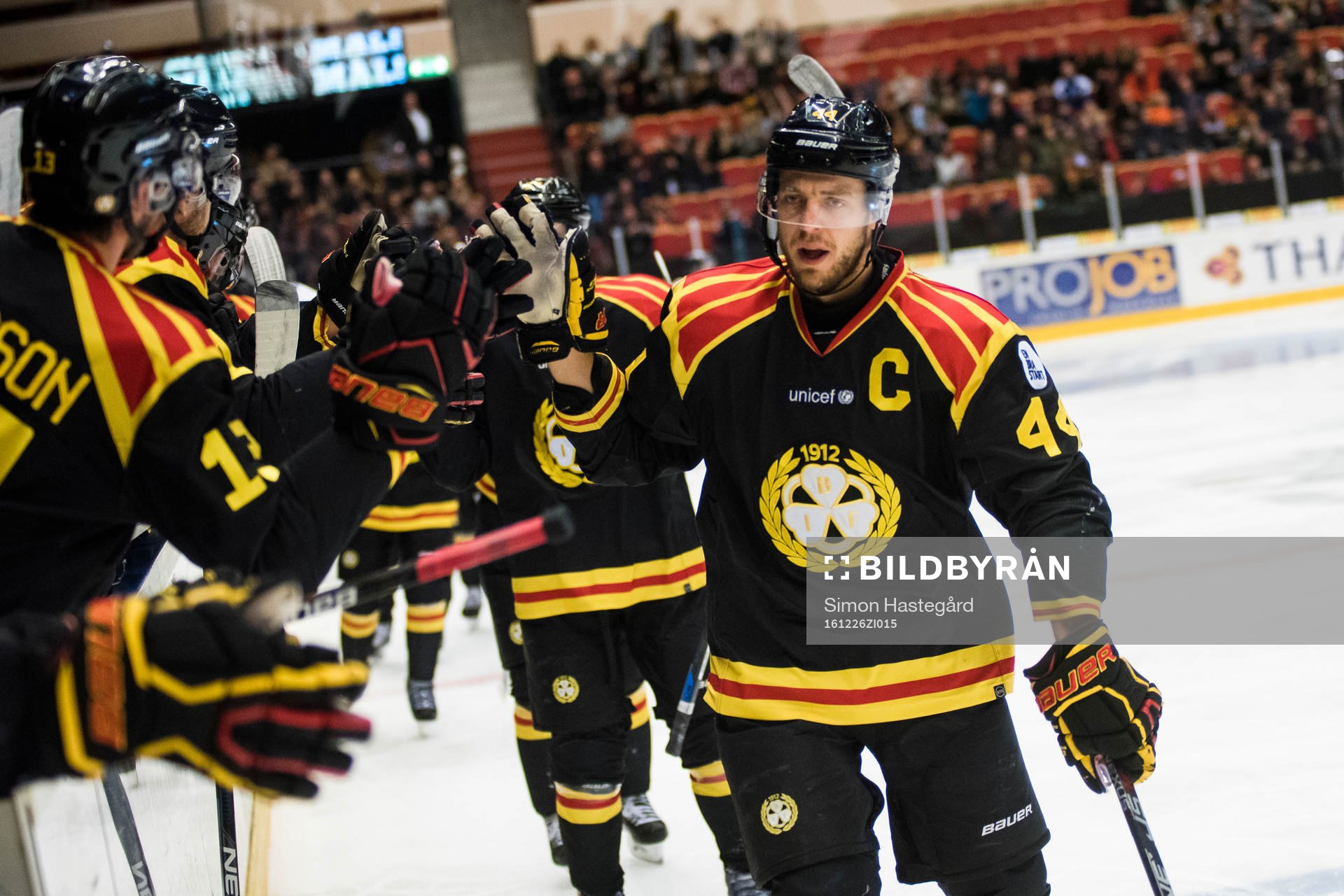 Brynäs Jacob Blomqvist jublar