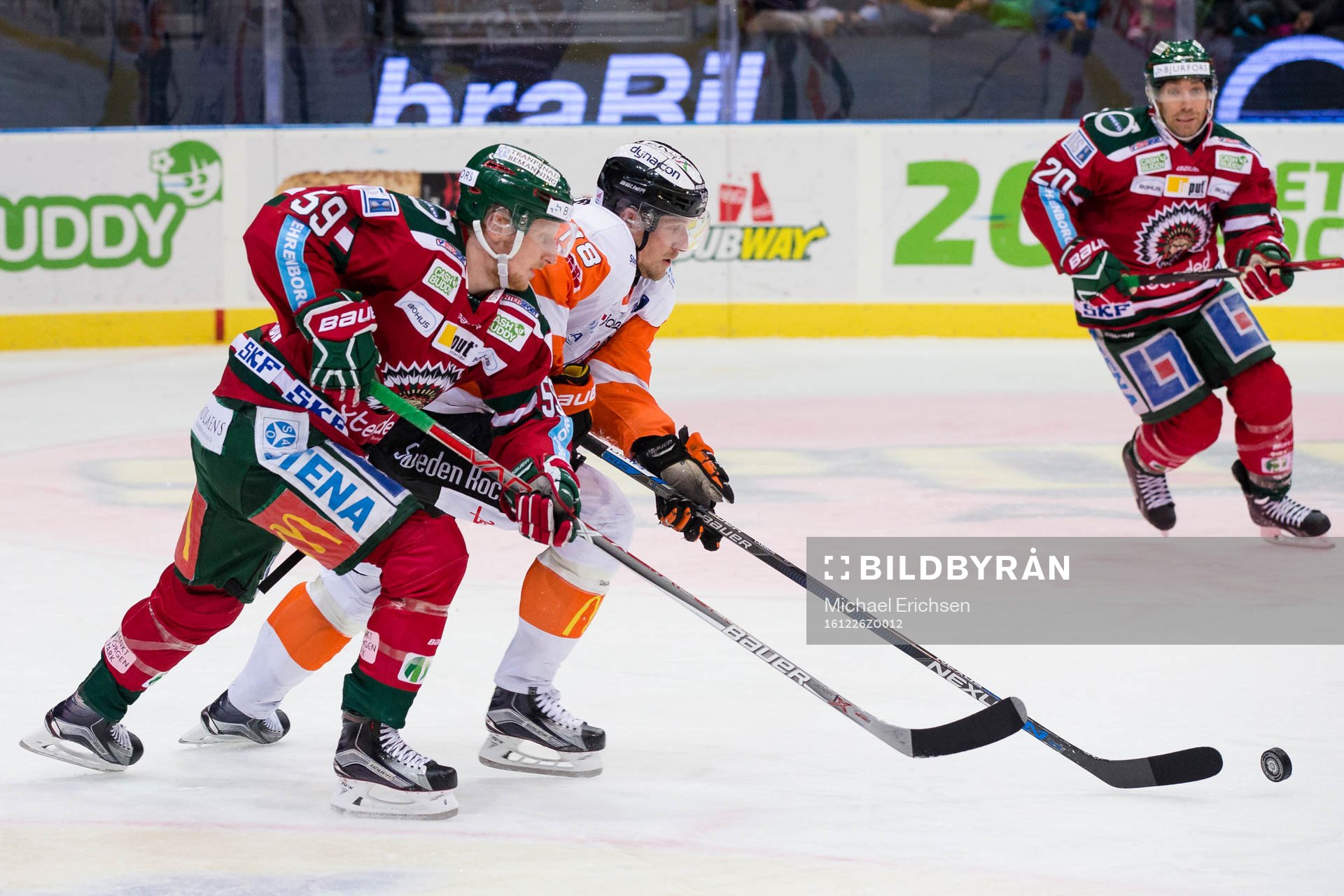 Karlskronas Emil Larsson och Frölundas Simon Hjalmarsson