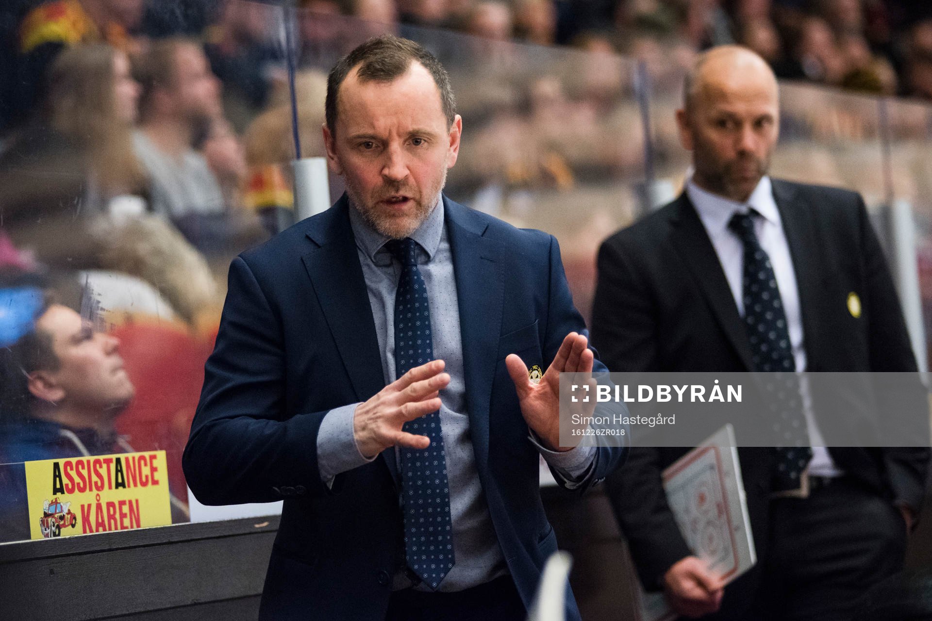 Brynäs tränare Thomas Berglund och assisterande tränare