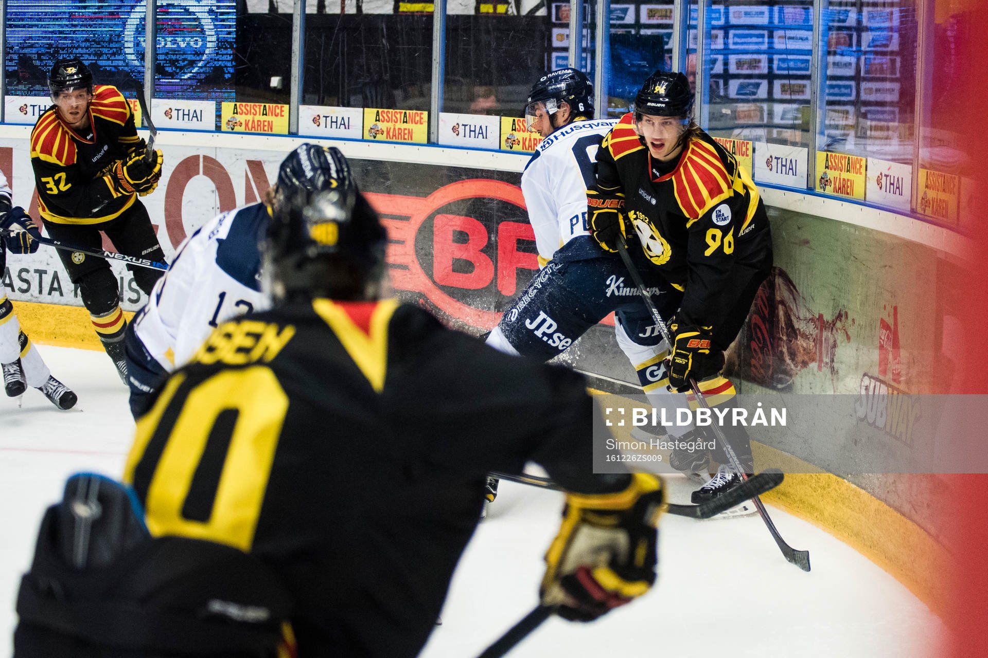 Brynäs Nick Johnson , Oskar Lindblom och Jesper Jensen