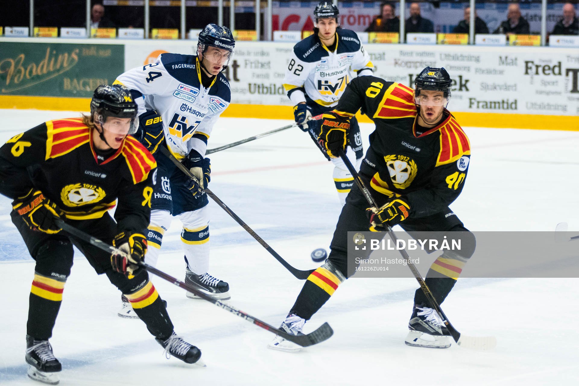 Brynäs Oskar Lindblom och Jesper Jensen