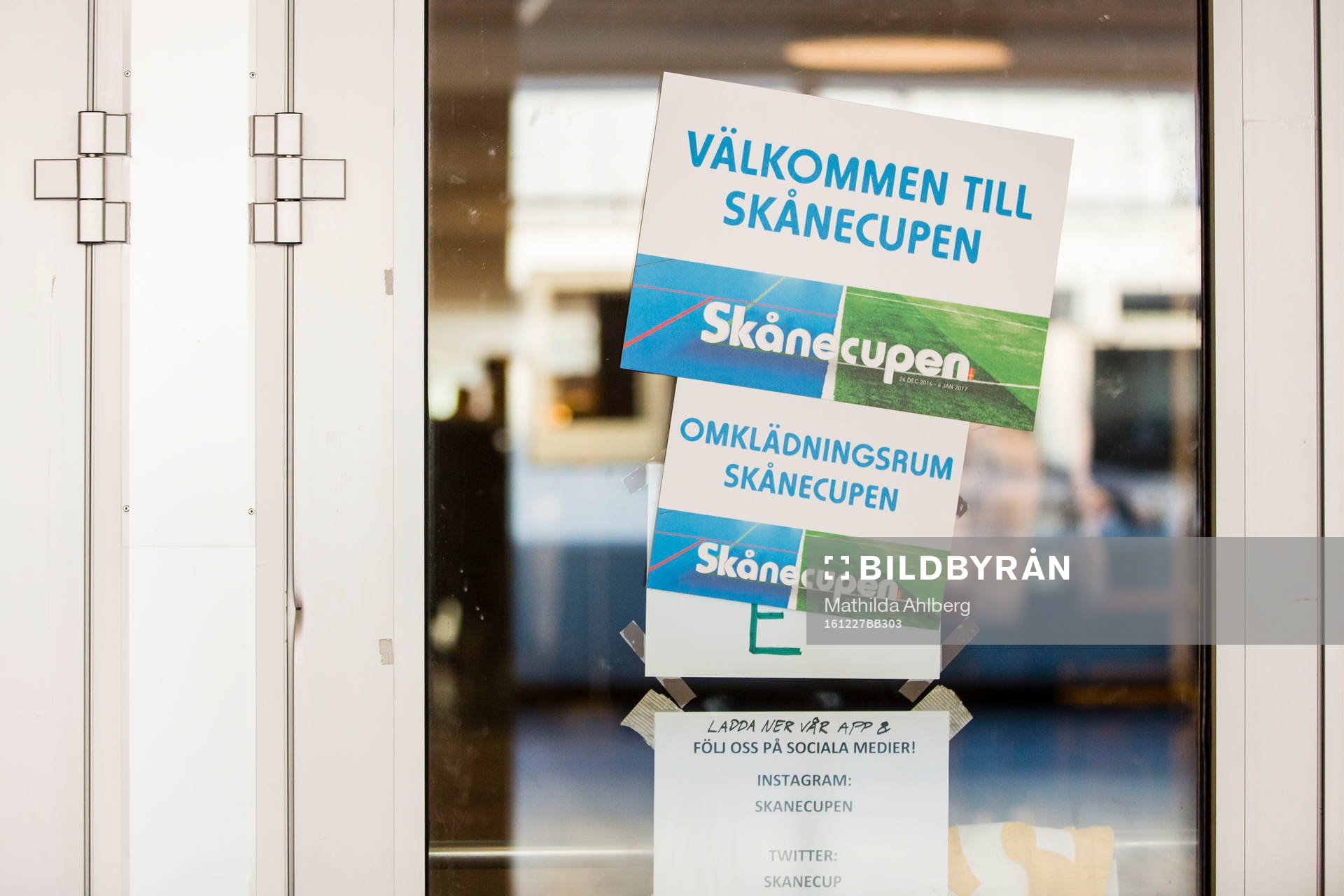 Skånecupen skyltar