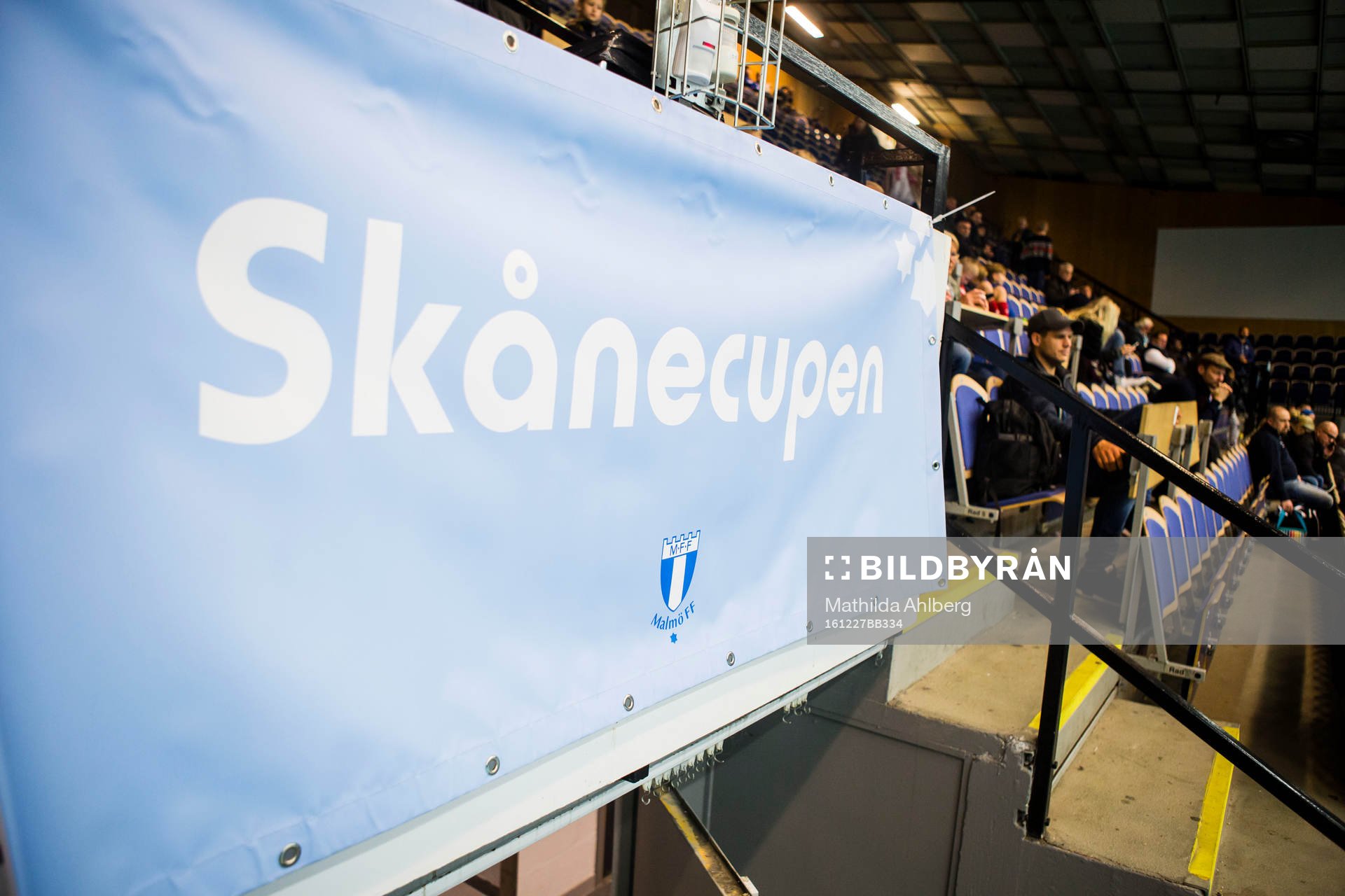 Banderoll med texten Skånecupen
