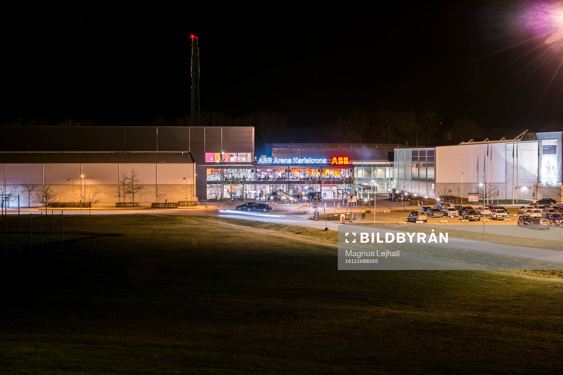 ABB Arena Rosenholm innan ishockeymatchen i SHL mellan
