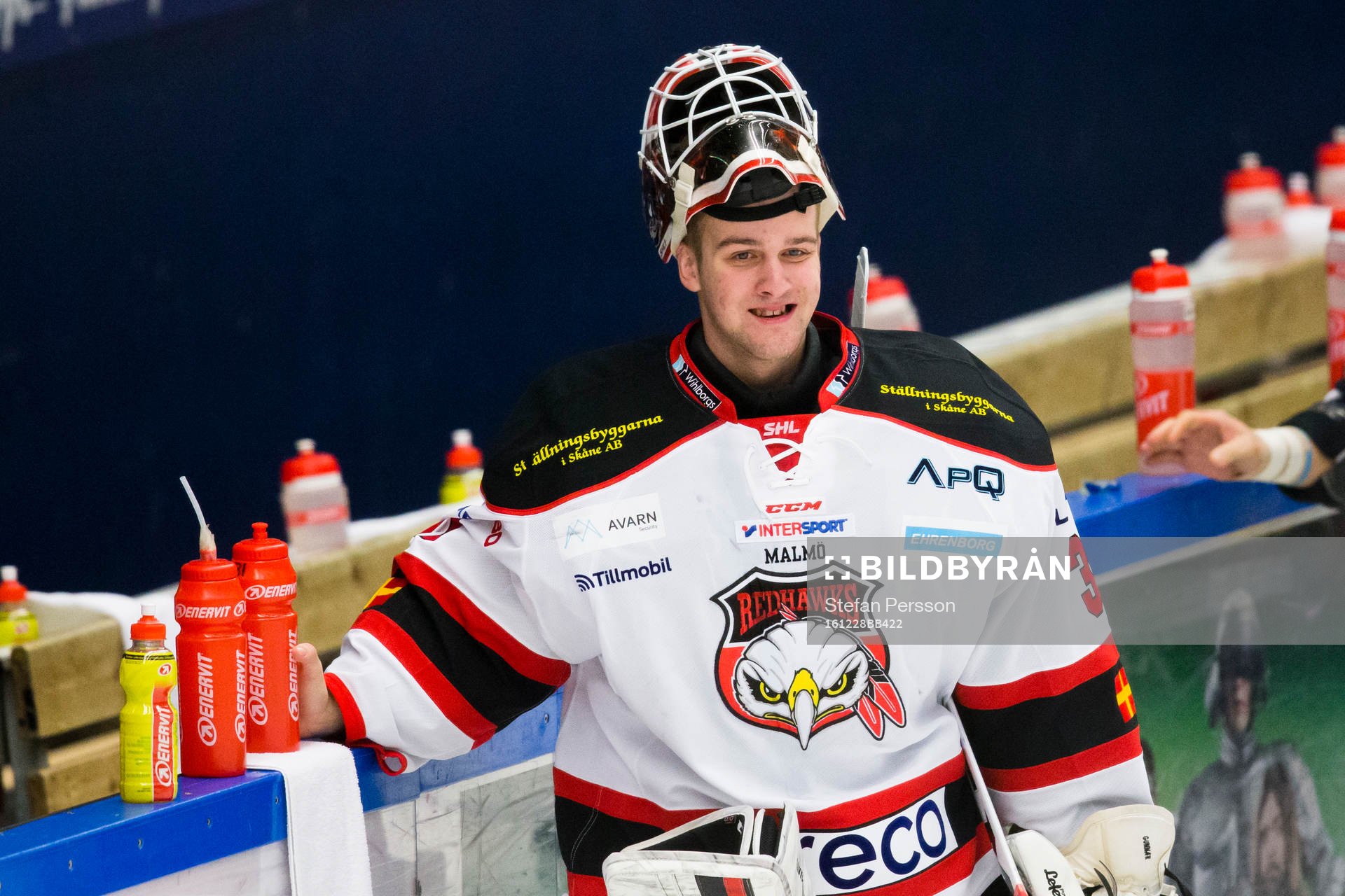Malmö Redhawks målvakt Tim Hultstrand