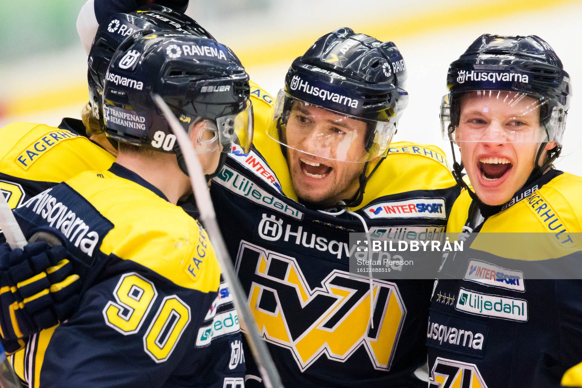 s Ted Brithén, Oscar Sundh och Dylan Reese och Lawrence