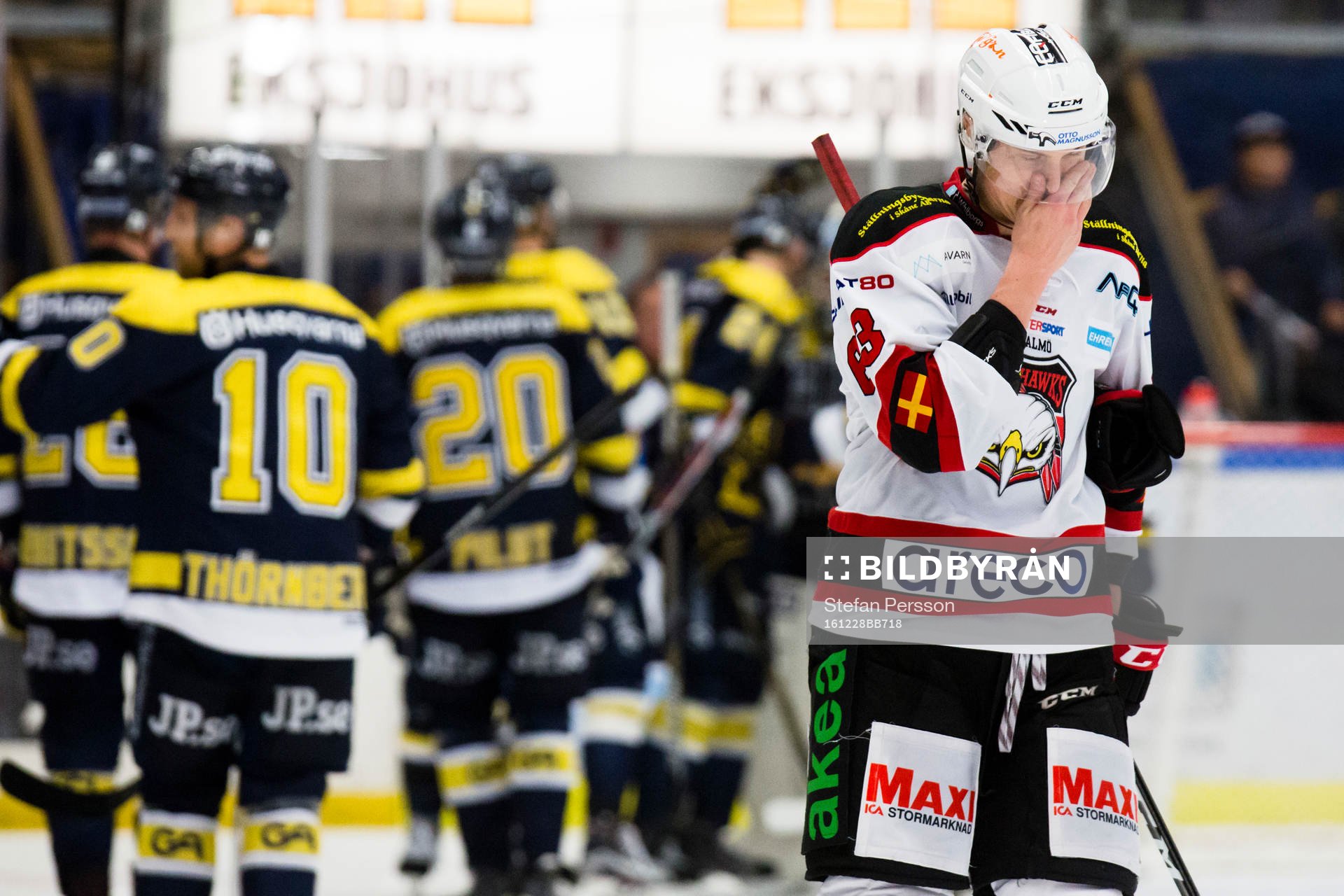 Malmö Redhawks Fredrik Händemark deppar