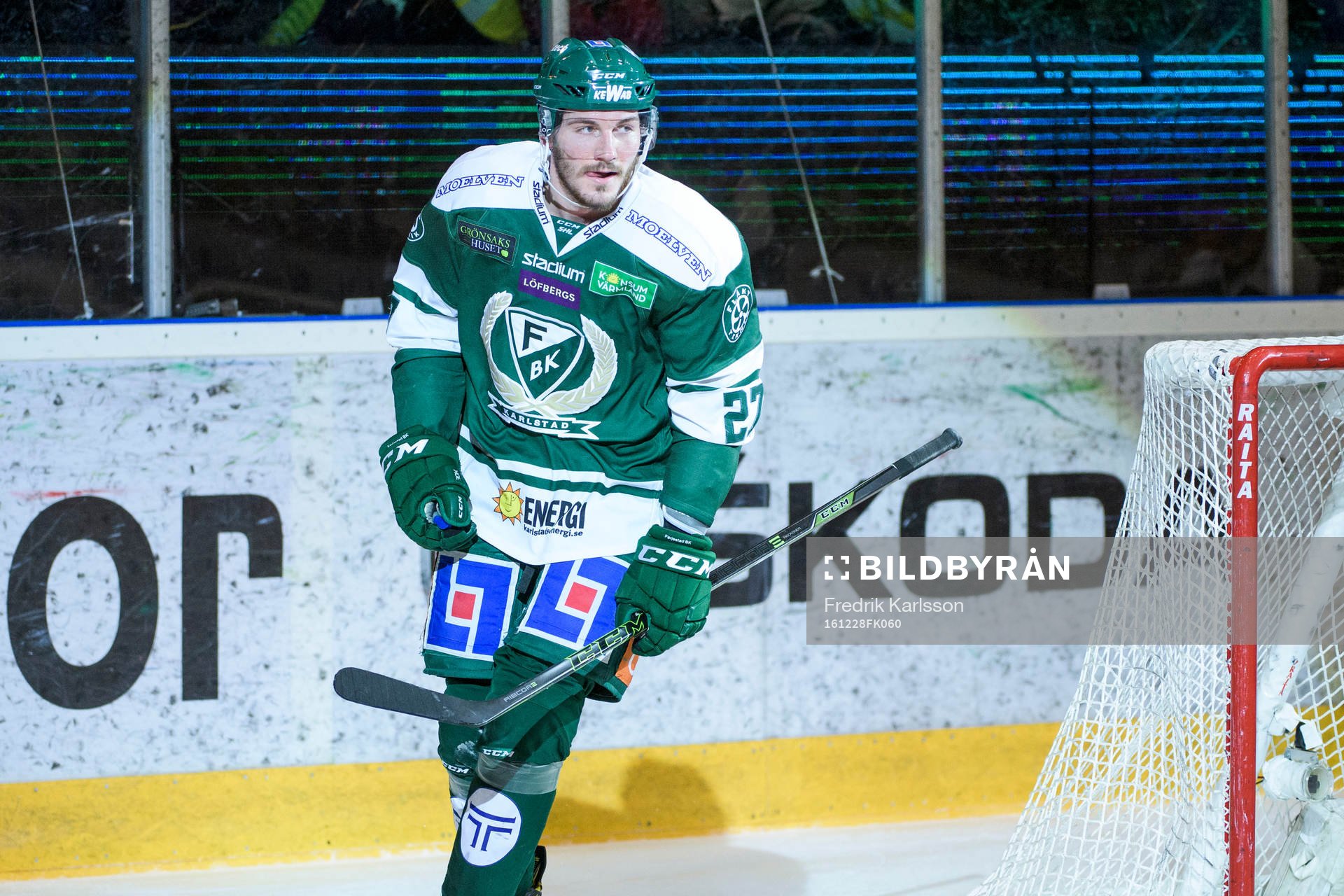 Färjestads John Persson jublar