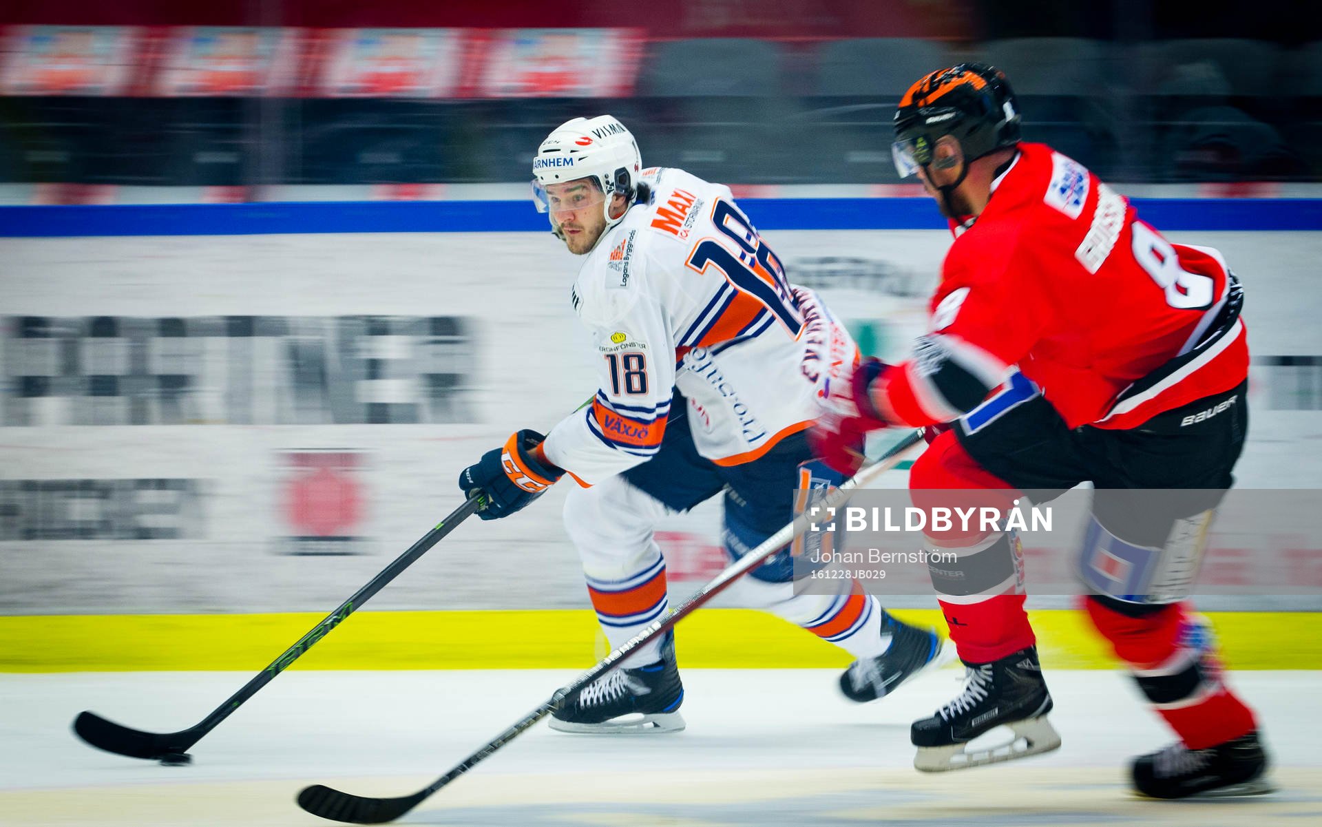 Växjös Dennis Everberg och Örebros Nicklas Grossmann