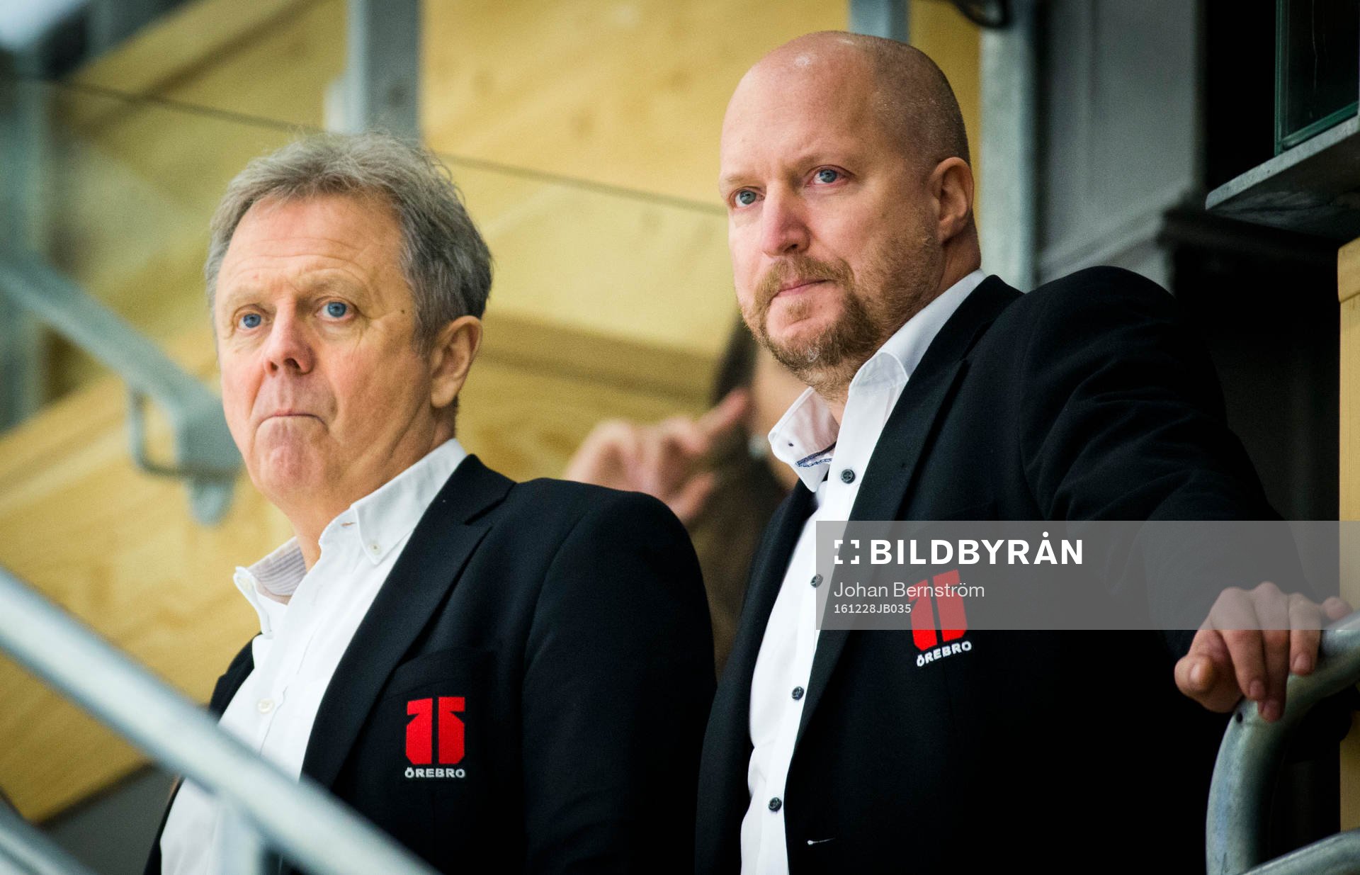 Örebro ordförande Ulf Gejhammar och sportchef Niklas