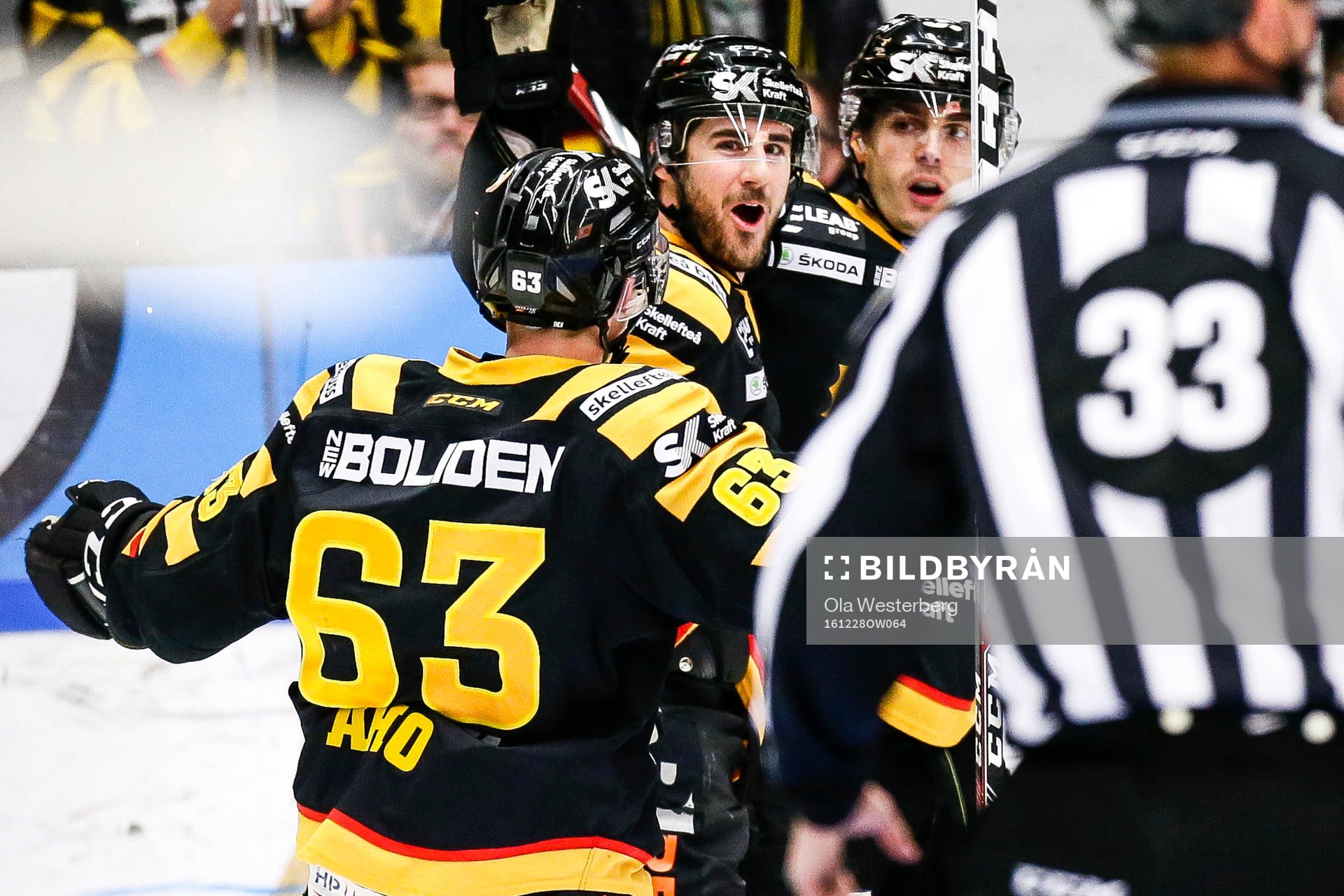 Skellefteås Bud Holloway, Sebastian Aho och Henrik Hetta