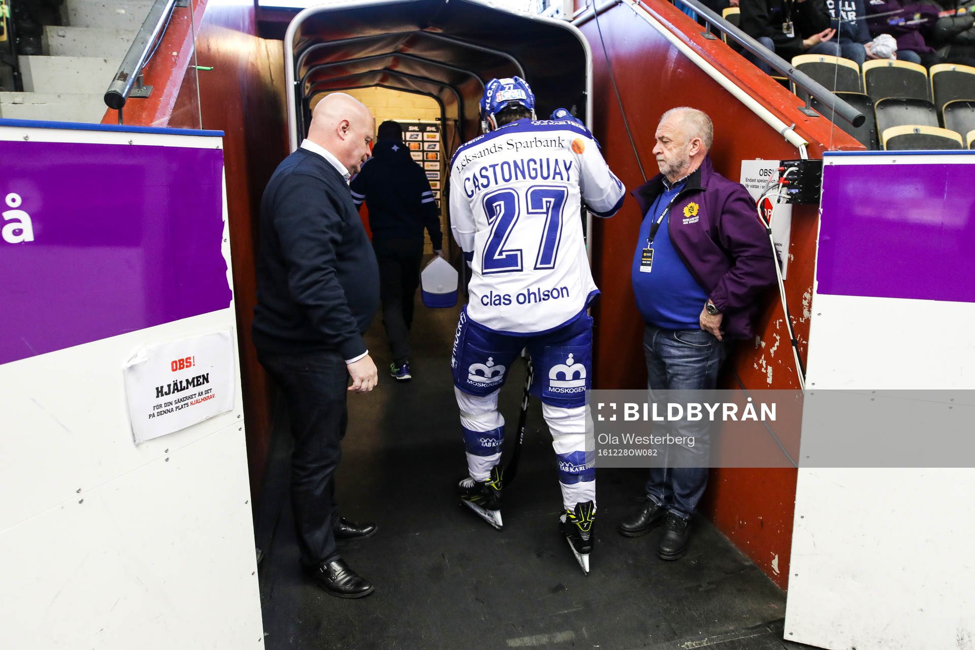 Leksands Eric Castonguay utgick skadad