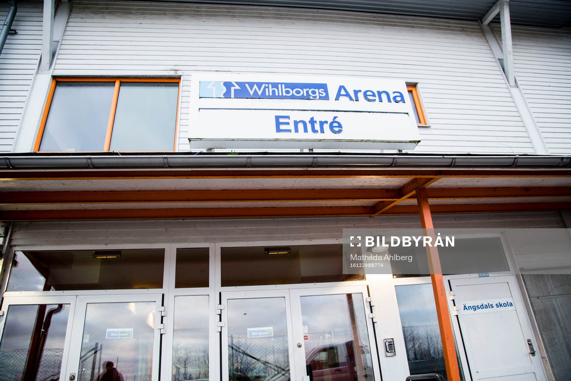 Exteriör på Wihlborgs Arena