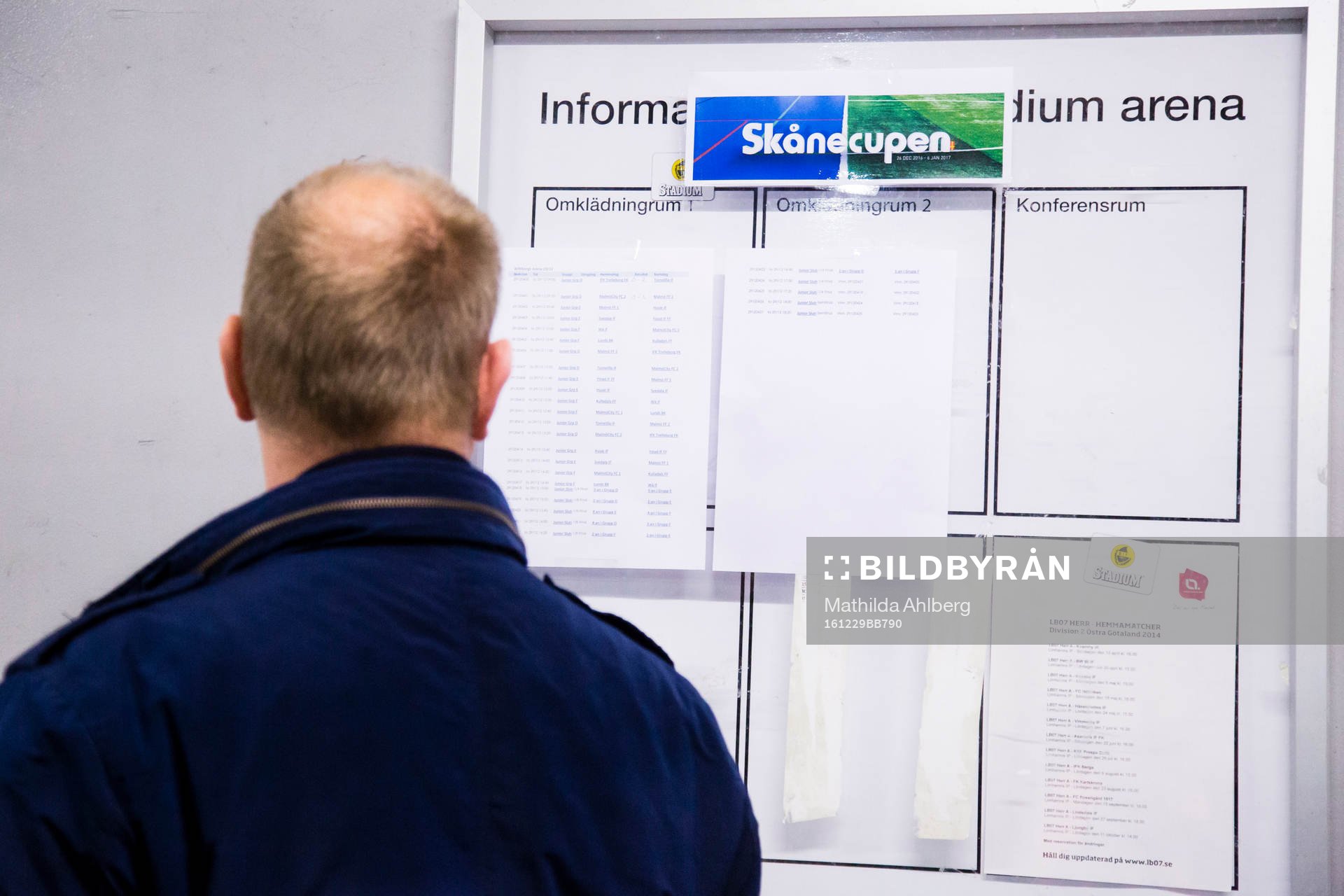 Informationstavla med information