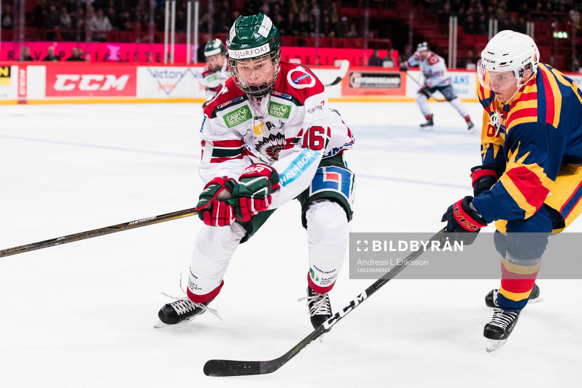 Frölundas Filip Westerlund och Djurgårdens Markus Ljungh