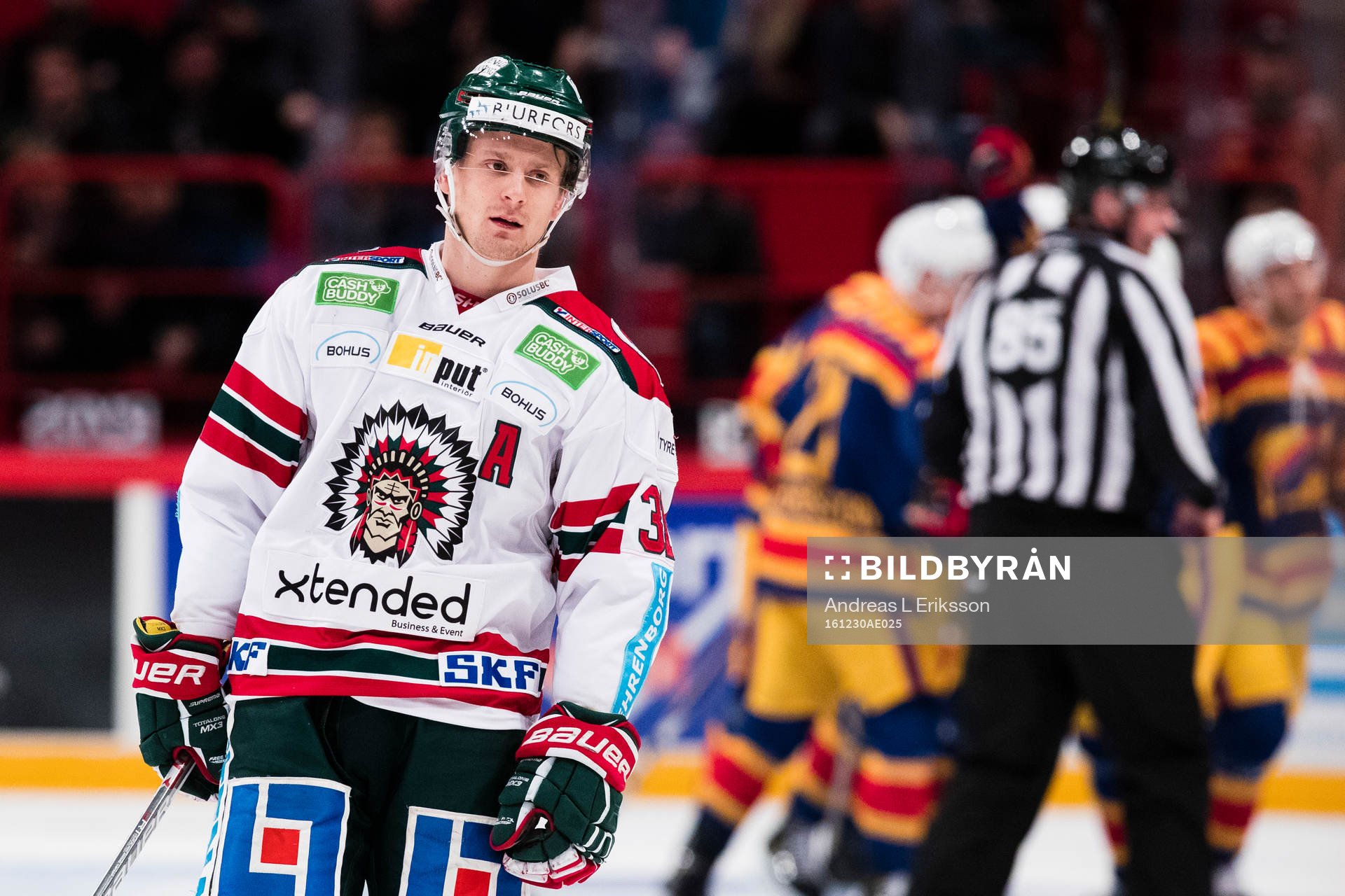 Frölundas Nicklas Lasu deppar