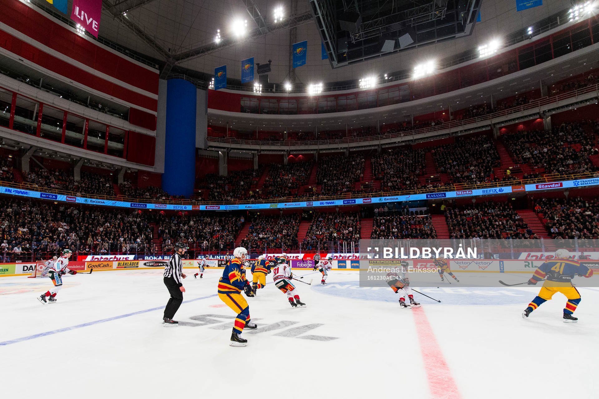 13189 åskådare i Globen