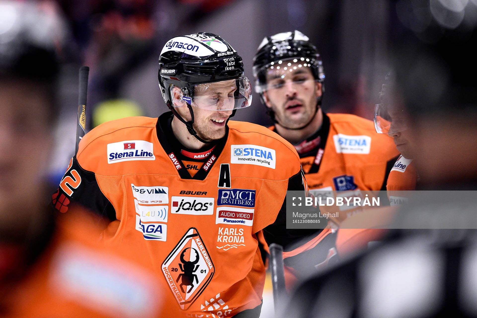 Karlskronas Alexander Bergström jublar