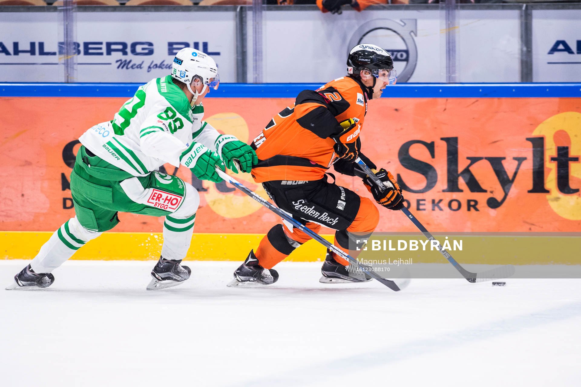 Rögles David Åslin och Karlskronas Robin Gartner