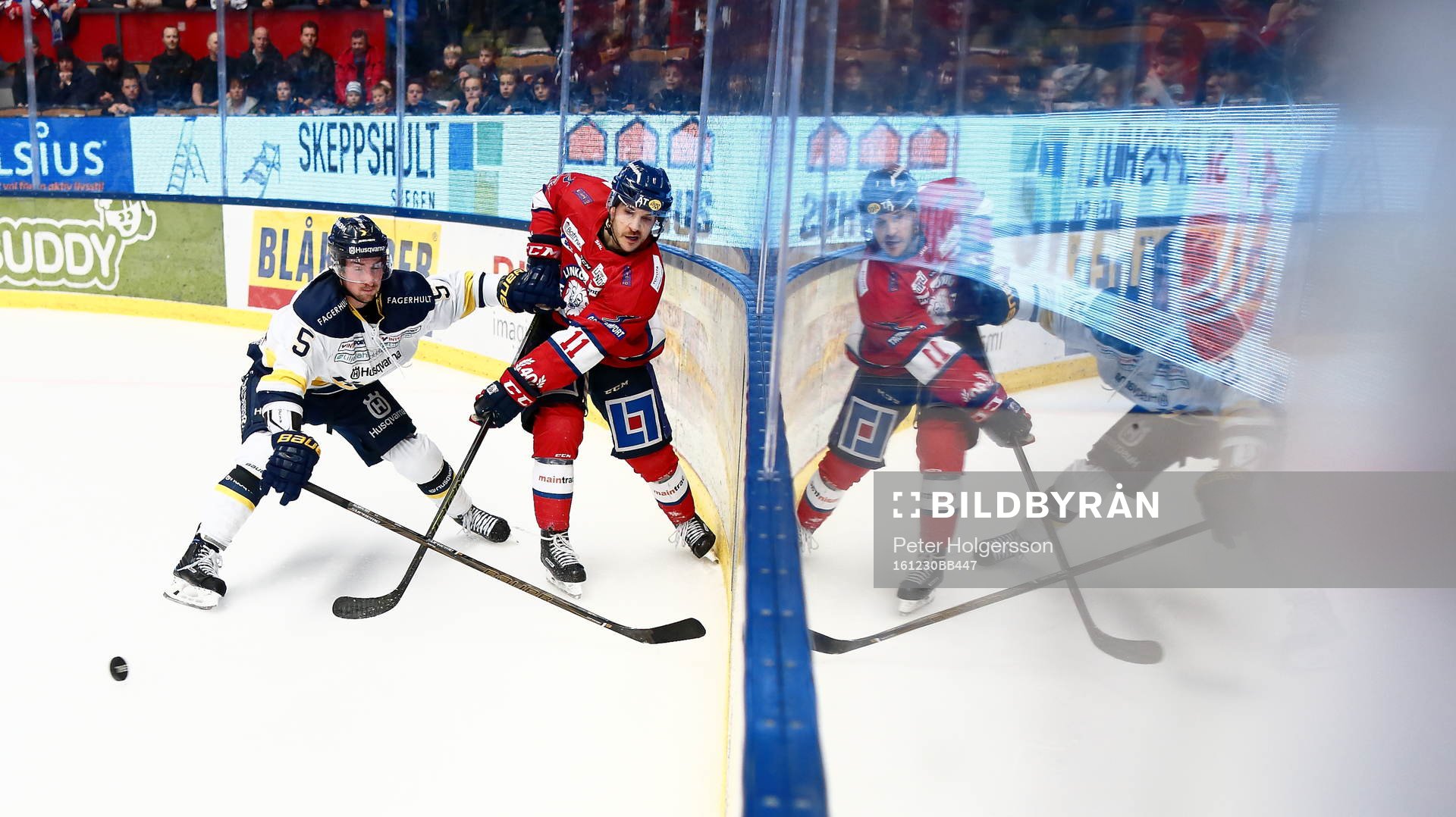 s Adam Almquist och Linköpings Garrett Roe