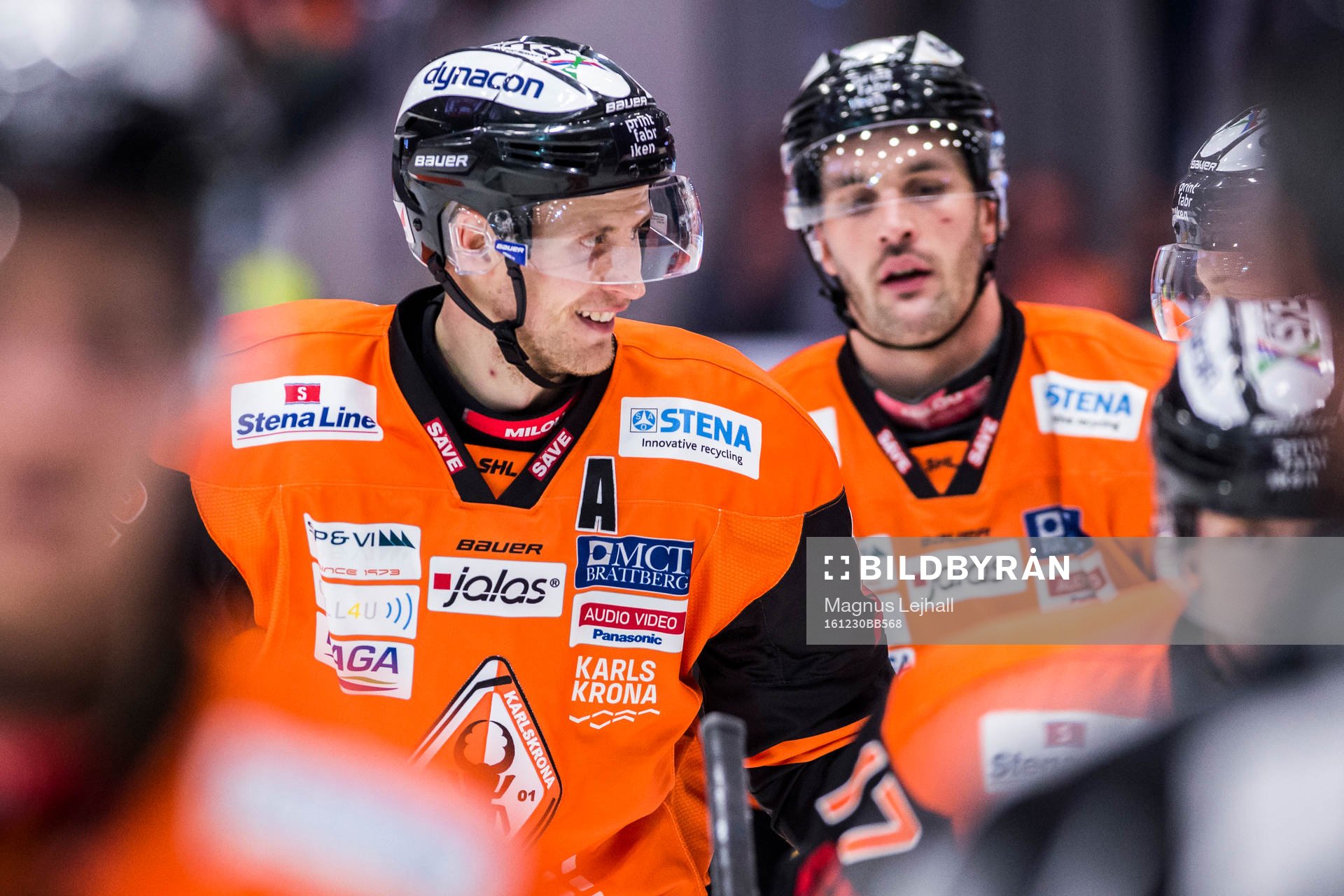 Karlskronas Alexander Bergström jublar