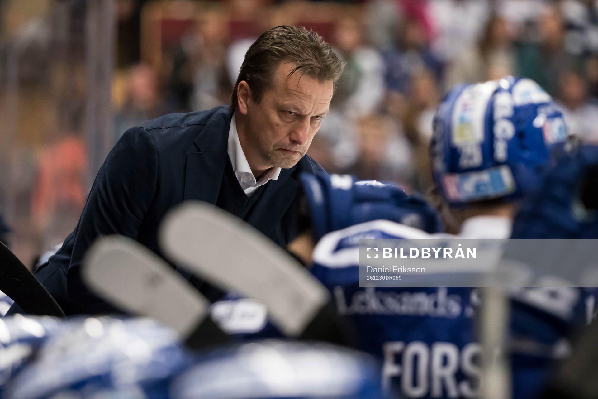 Leksands assisterande tränare Örjan Lindmark i