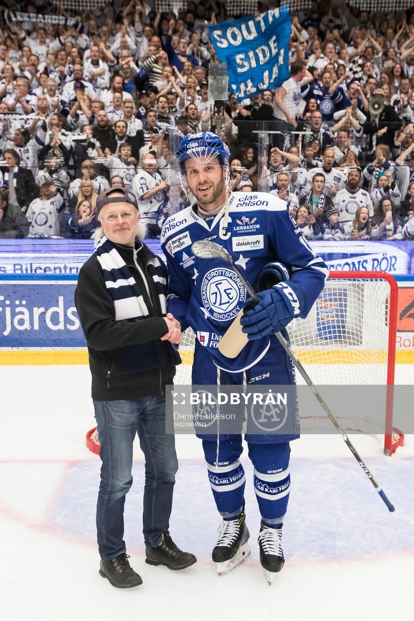 Leksands Jesper Ollas utsedd till matchens lirare i