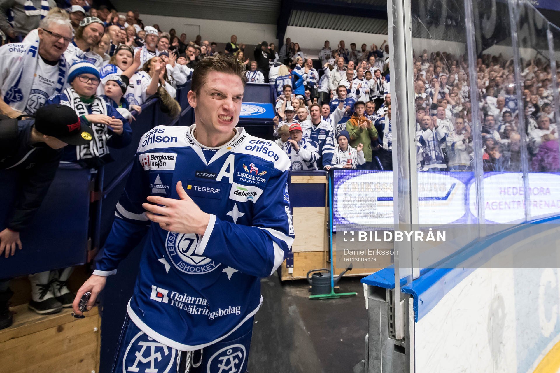 Leksands Martin Karlsson utsedd till matchens krigare i
