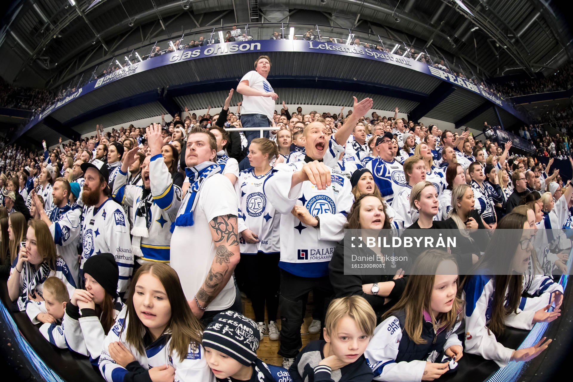 Leksands Superstars  i ishockeymatchen i SHL mellan Leksand